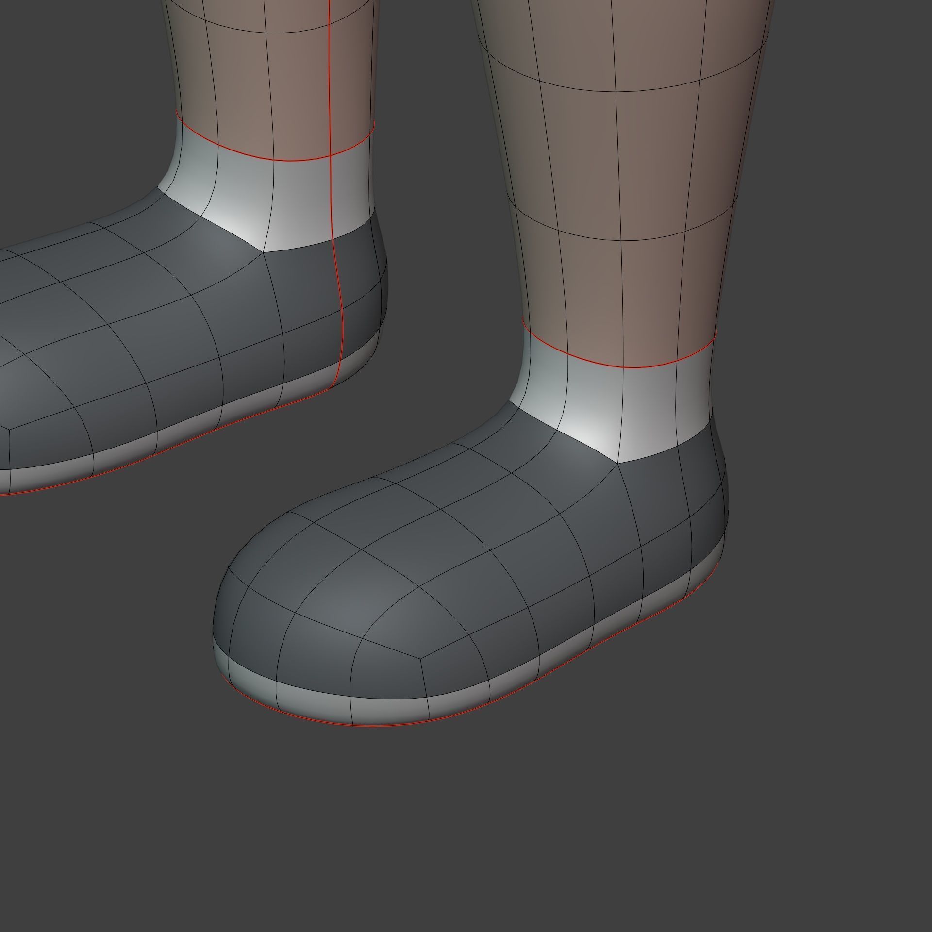 Cartoon Character Man - Boy - Stickman - Athlete - Fitness Coach Low-poly 3D model_21