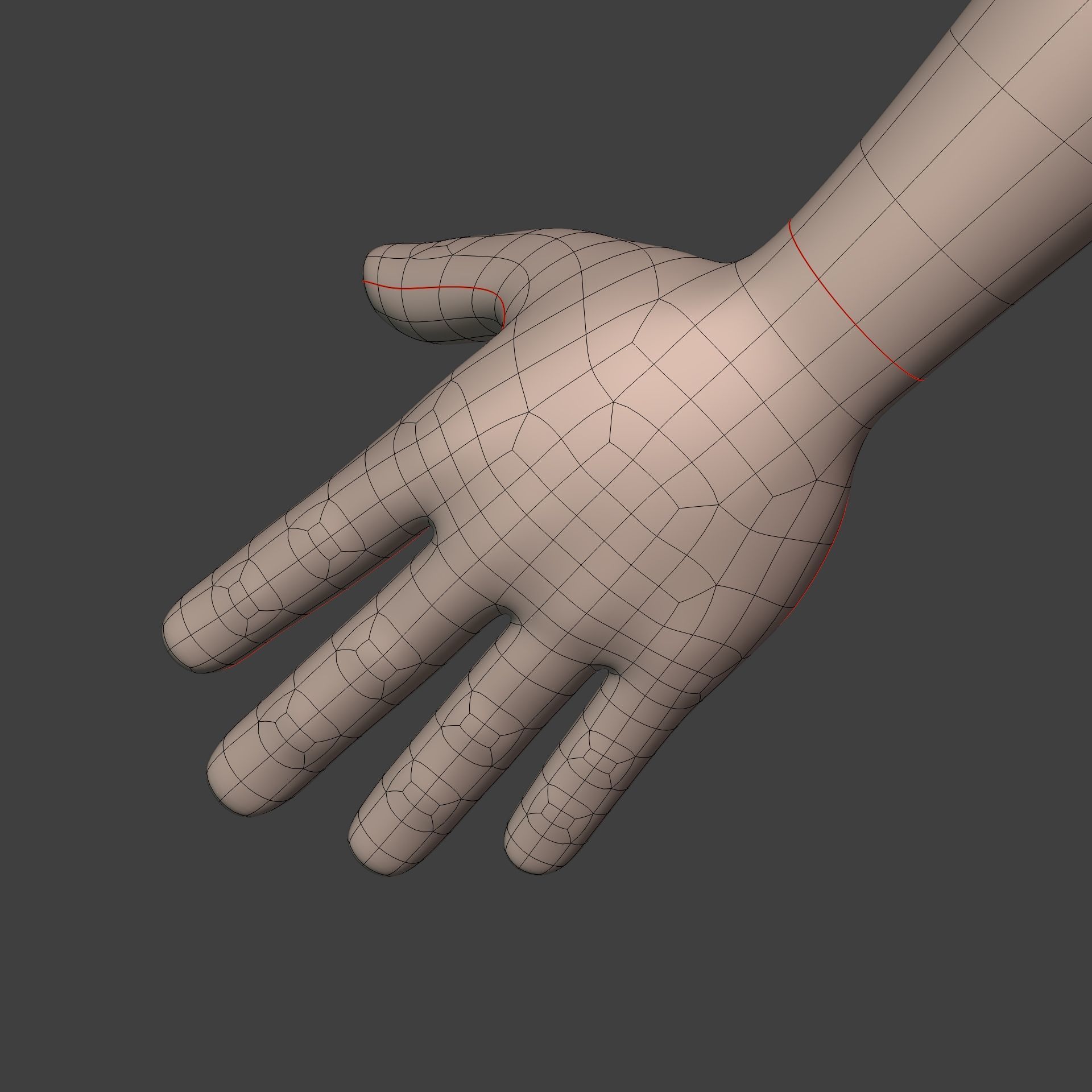 Cartoon Character Man - Boy - Stickman - Athlete - Fitness Coach Low-poly 3D model_17