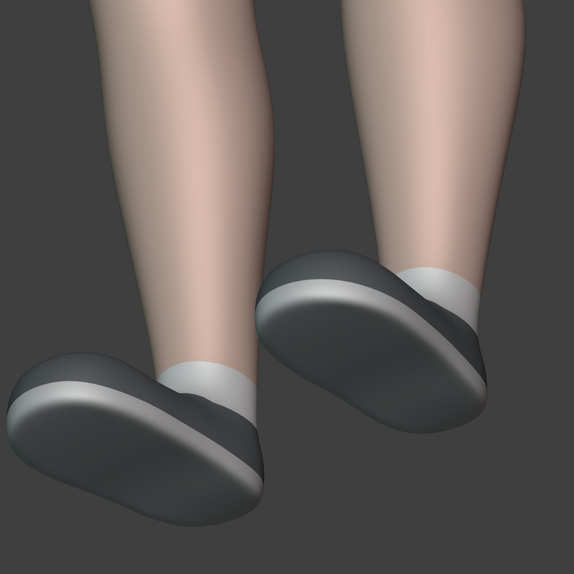 Cartoon Character Man - Boy - Stickman - Athlete - Fitness Coach Low-poly 3D model_22