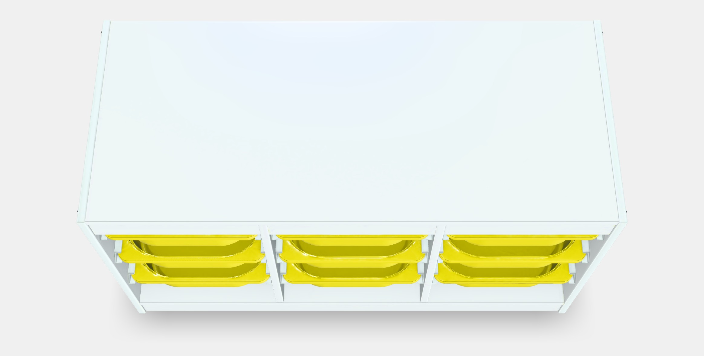 TROFAST Storage combination with boxes 43 Low-poly 3D model_5