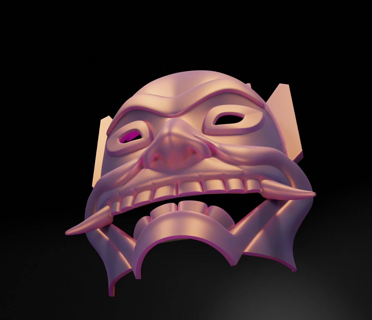 Blue Spirit Face Mask Spawn Prom Helloween Face Mask 3D print model_40