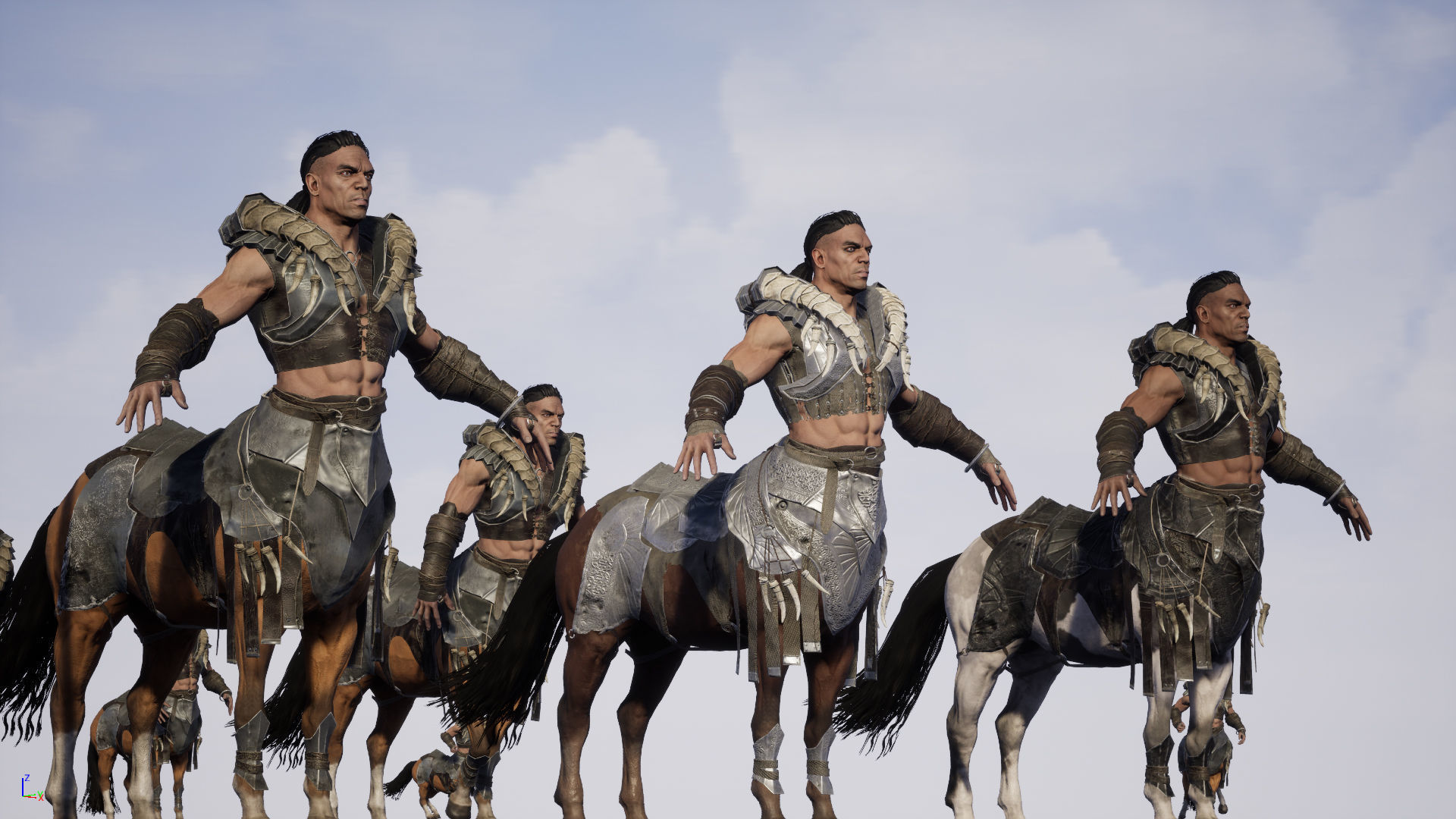 Centaur  Low-poly 3D model_35