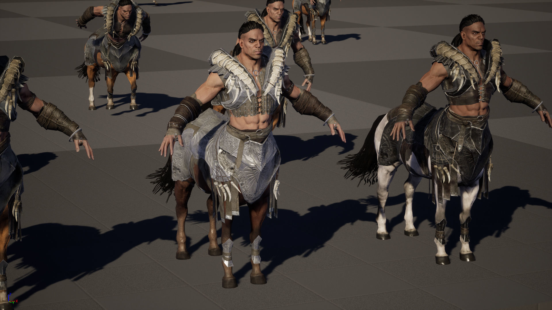 Centaur  Low-poly 3D model_33