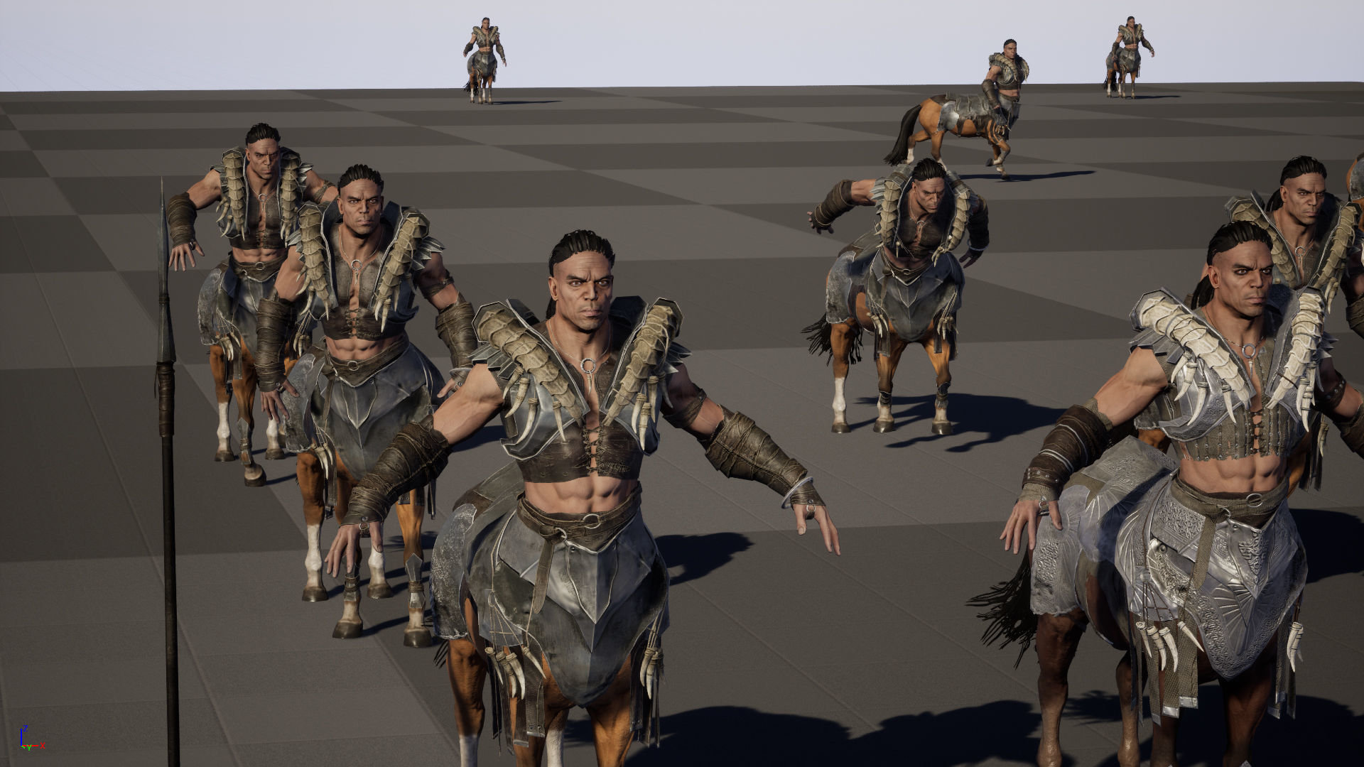 Centaur  Low-poly 3D model_34