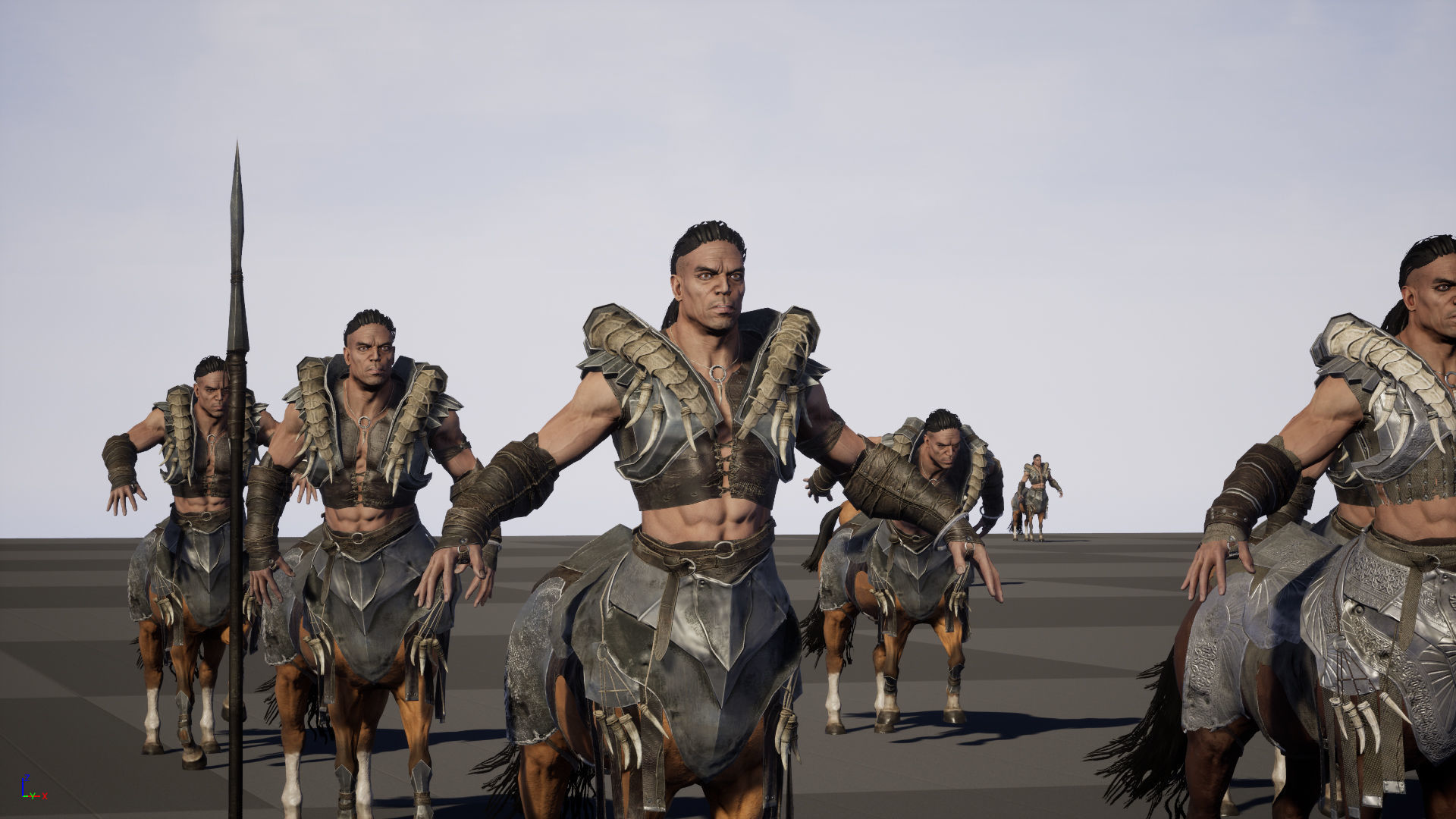 Centaur  Low-poly 3D model_36