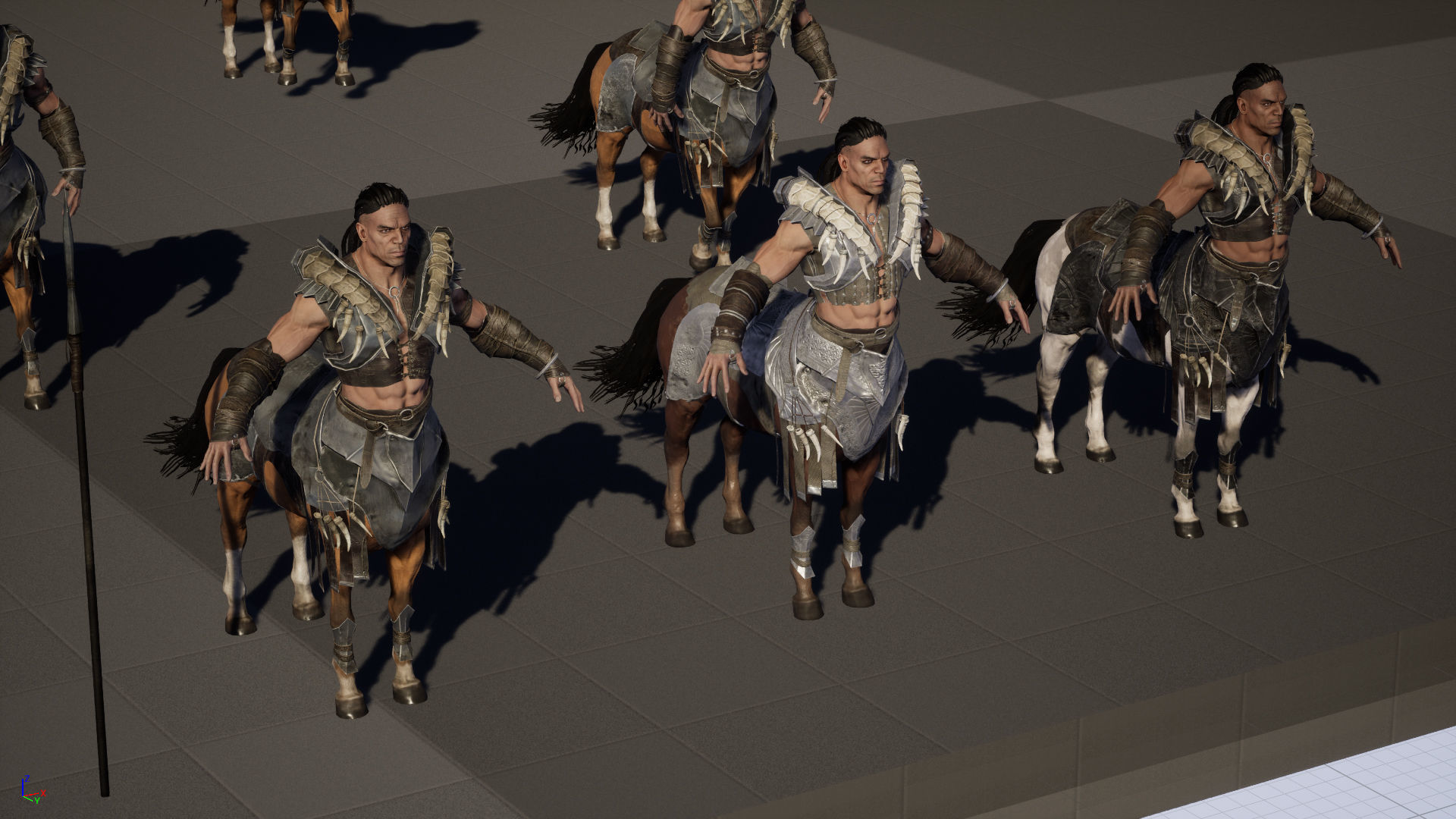Centaur  Low-poly 3D model_32