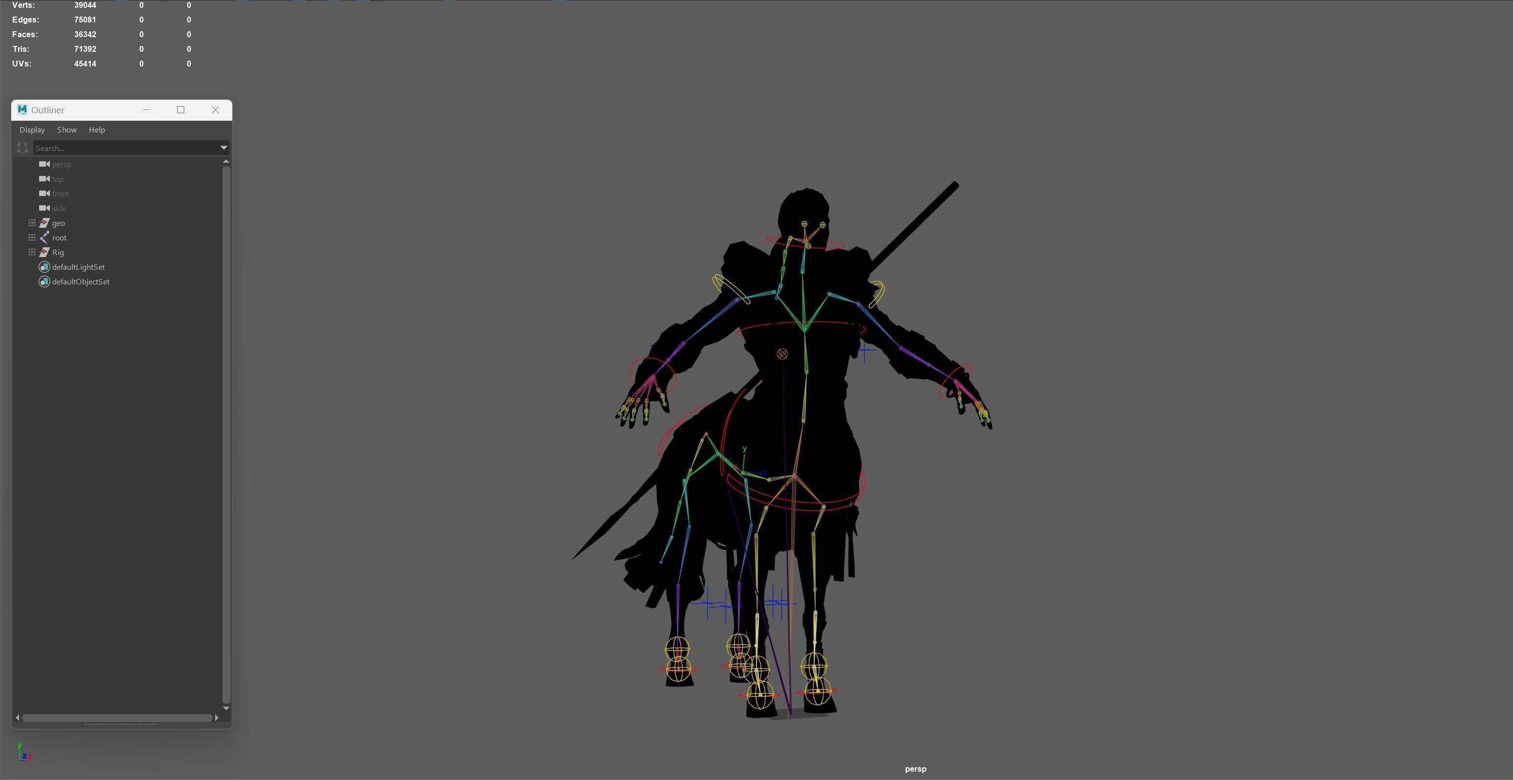 Centaur  Low-poly 3D model_31