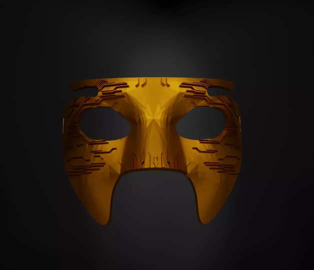 Robot Electronic Face Mask Robot Prom Helloween Face Mask 3D print model_0