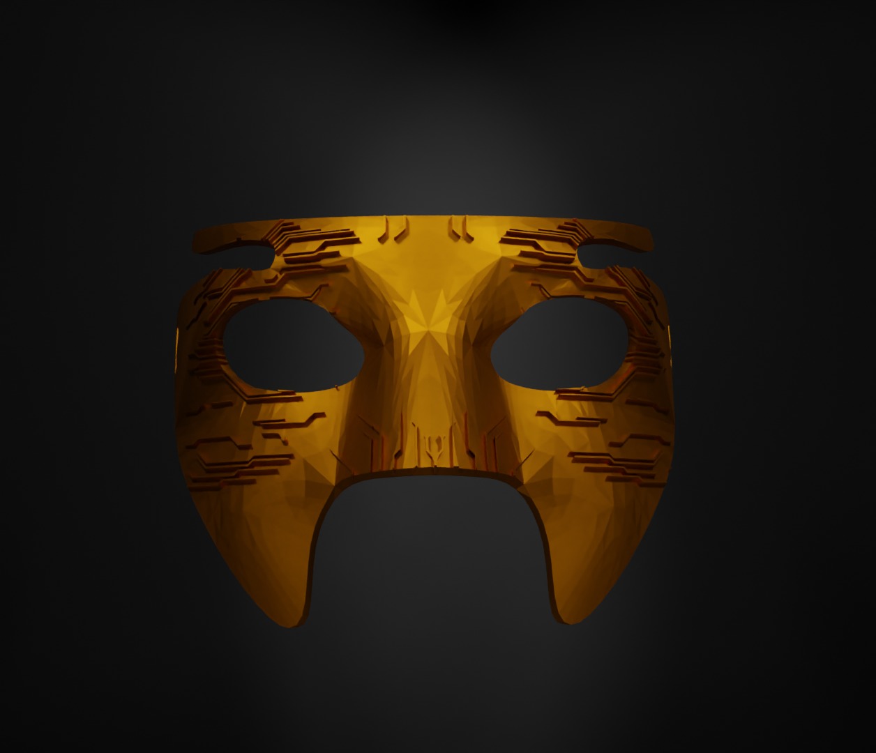 Robot Electronic Face Mask Robot Prom Helloween Face Mask 3D print model_10