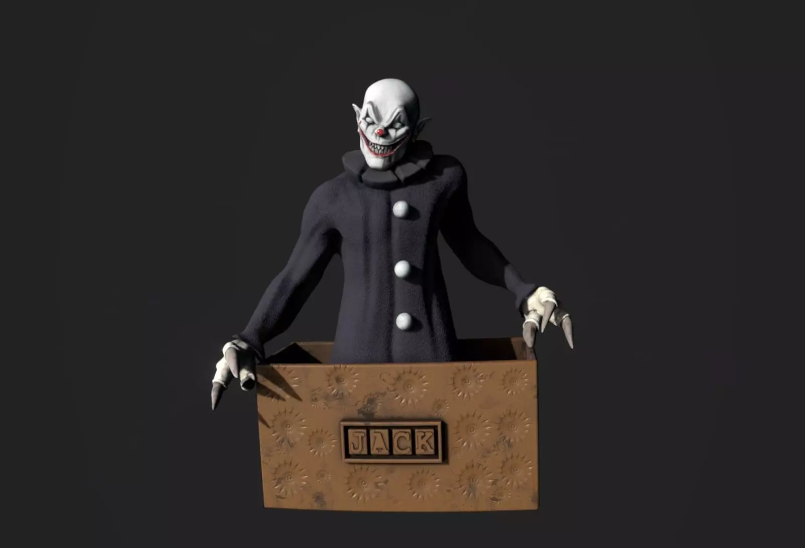 Jack in the box Fan art 3D print model