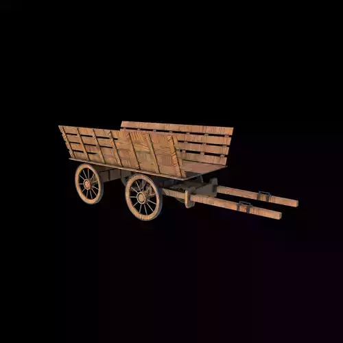  Old Wooden Cart