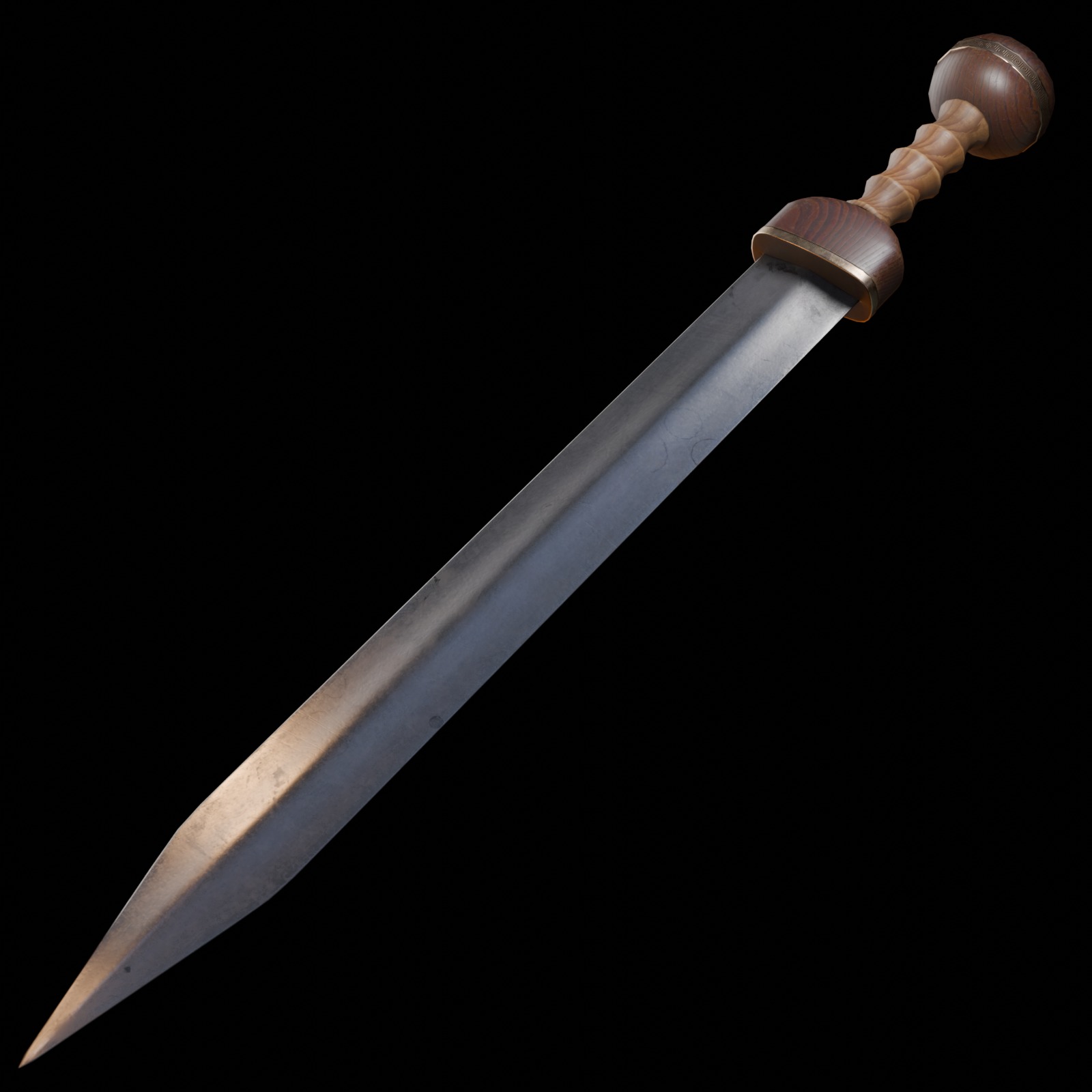 Gladius Low-poly 3D model_9