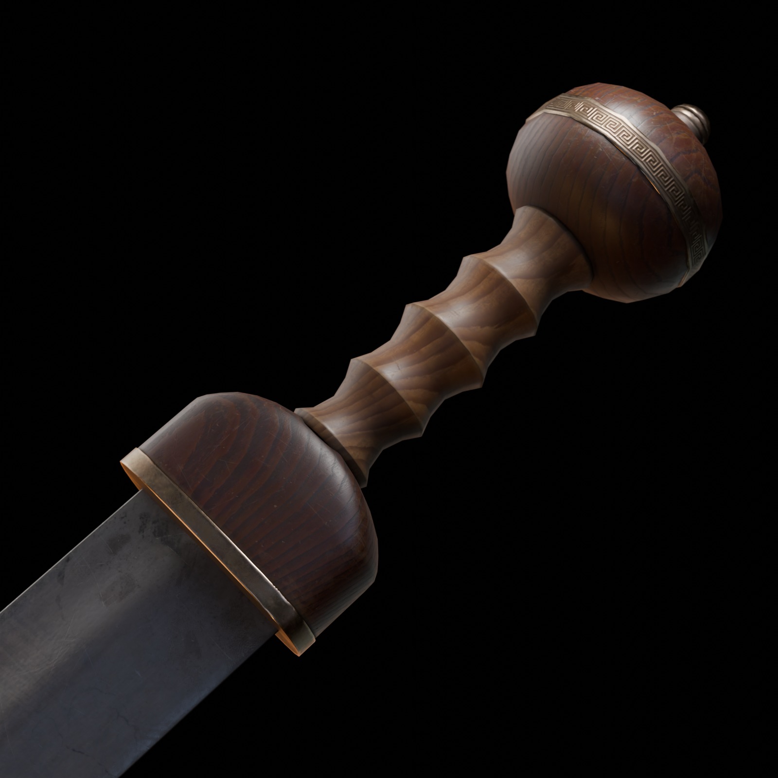 Gladius Low-poly 3D model_10