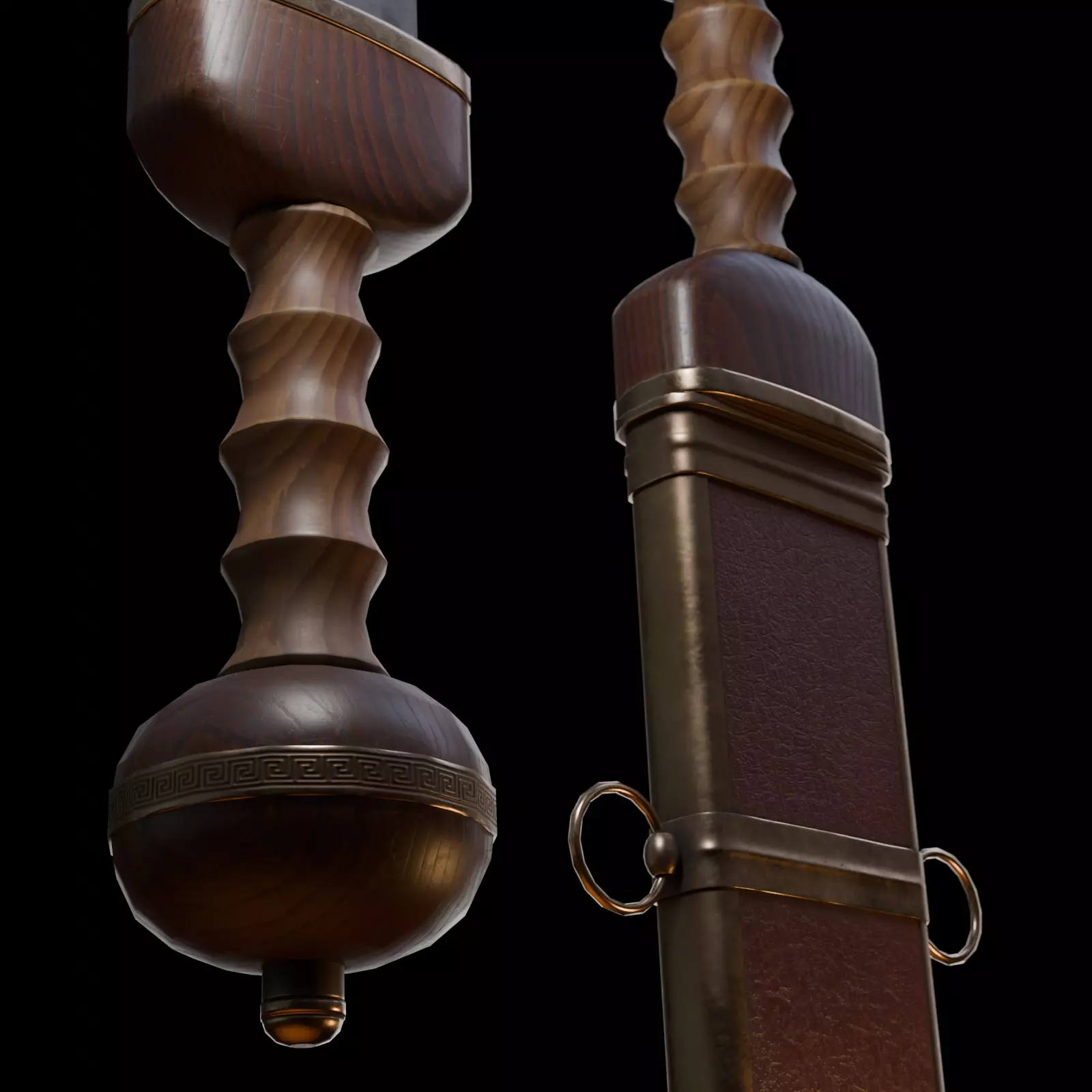 Gladius Low-poly 3D model_0