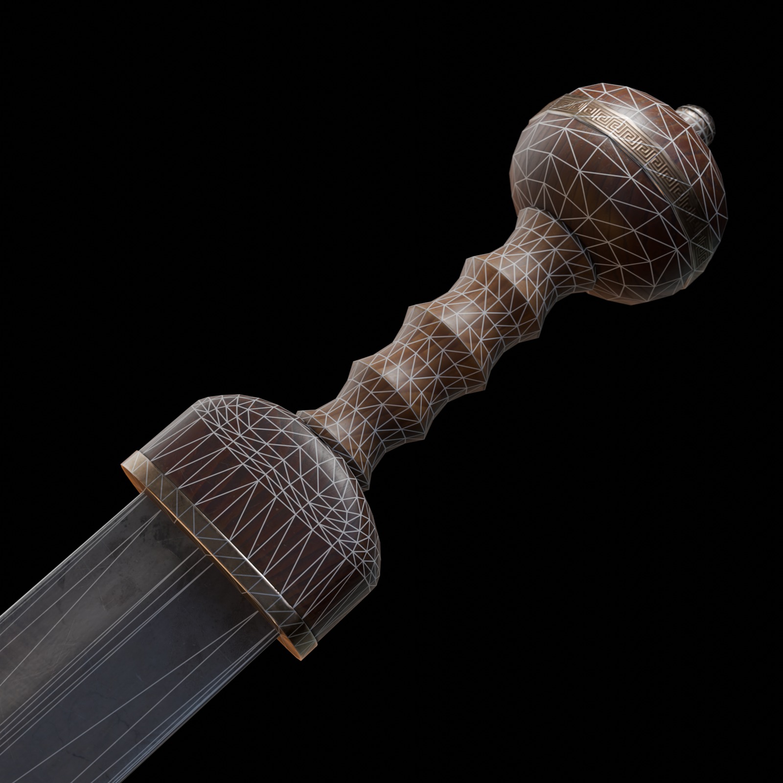 Gladius Low-poly 3D model_11