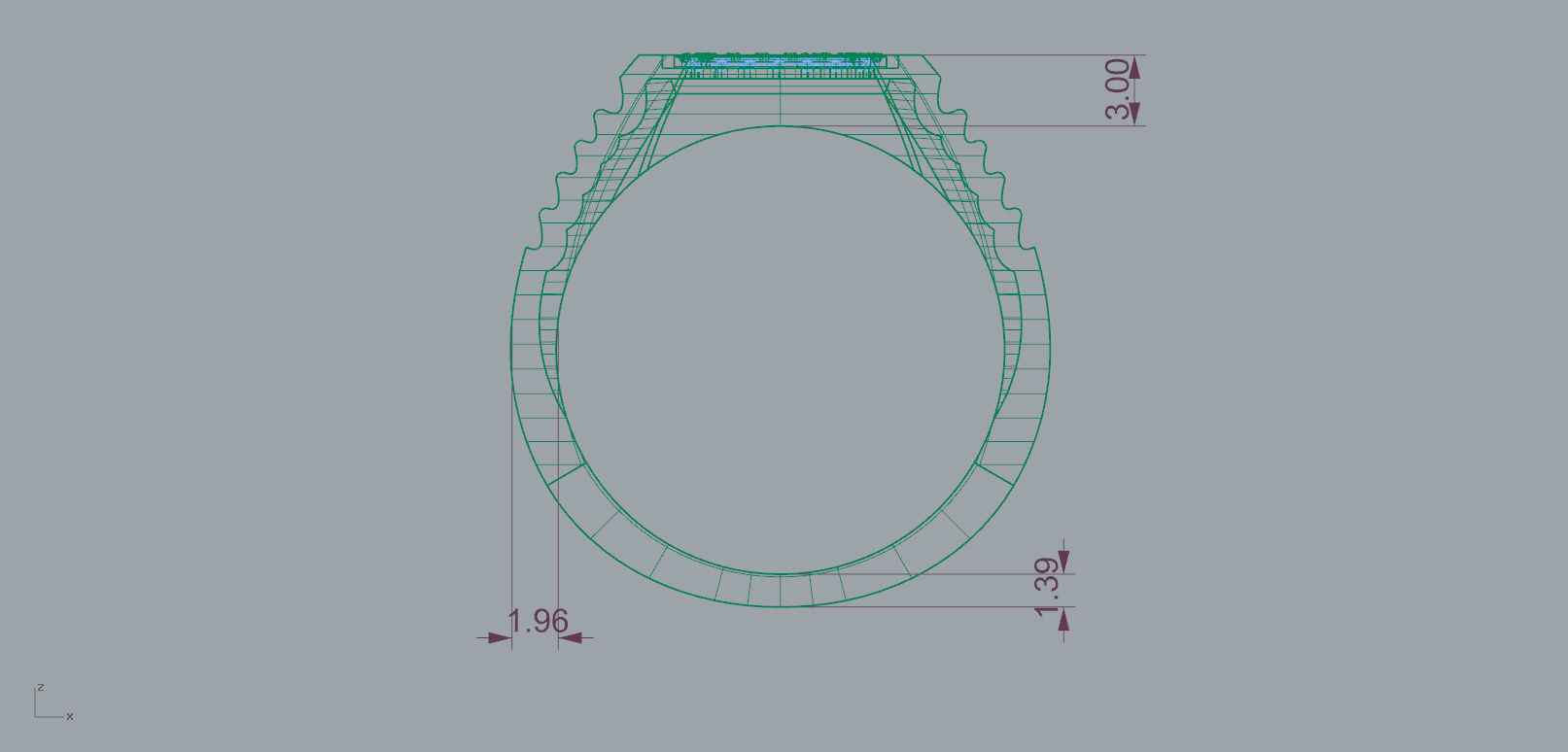 Ring G 3D print model_5