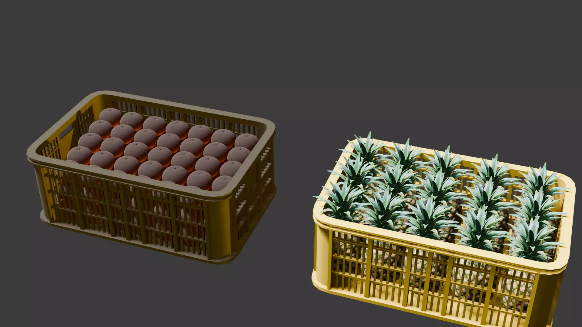 fruit crate Free 3D model