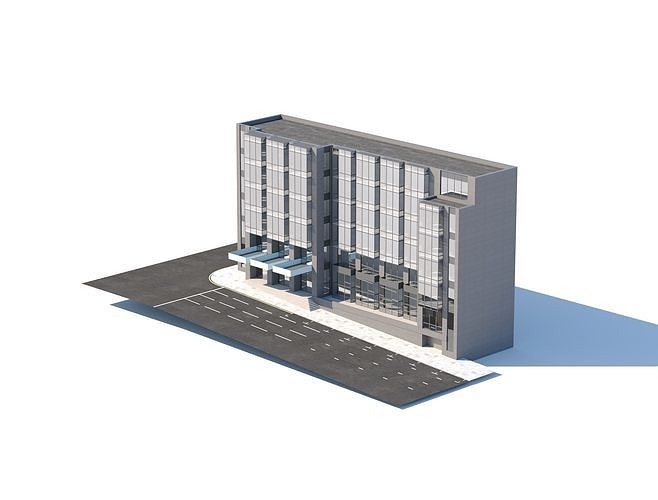 Modern Office Building 3D model