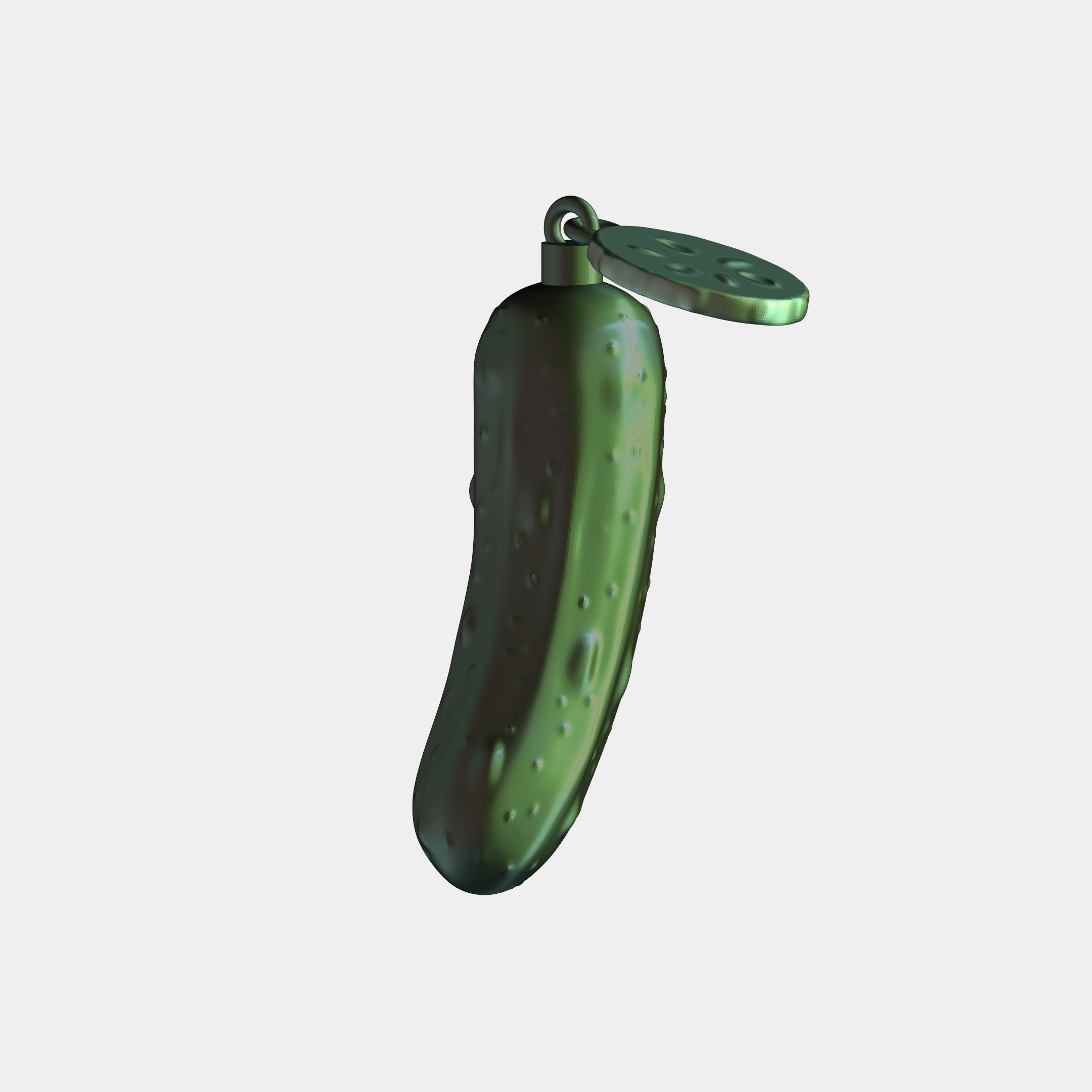 Christmas Tree Pickle ornament 3D print model_1