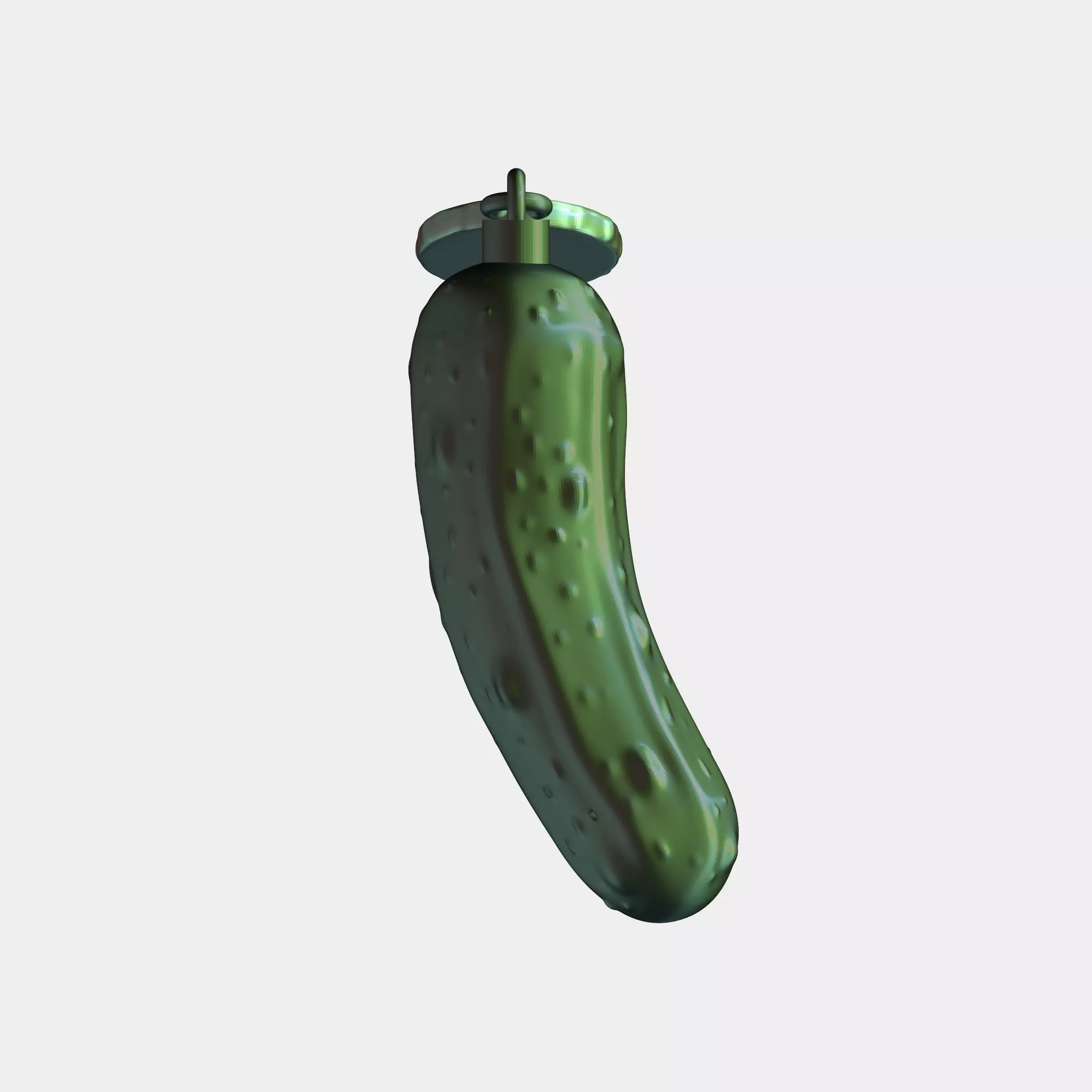 Christmas Tree Pickle ornament 3D print model_0