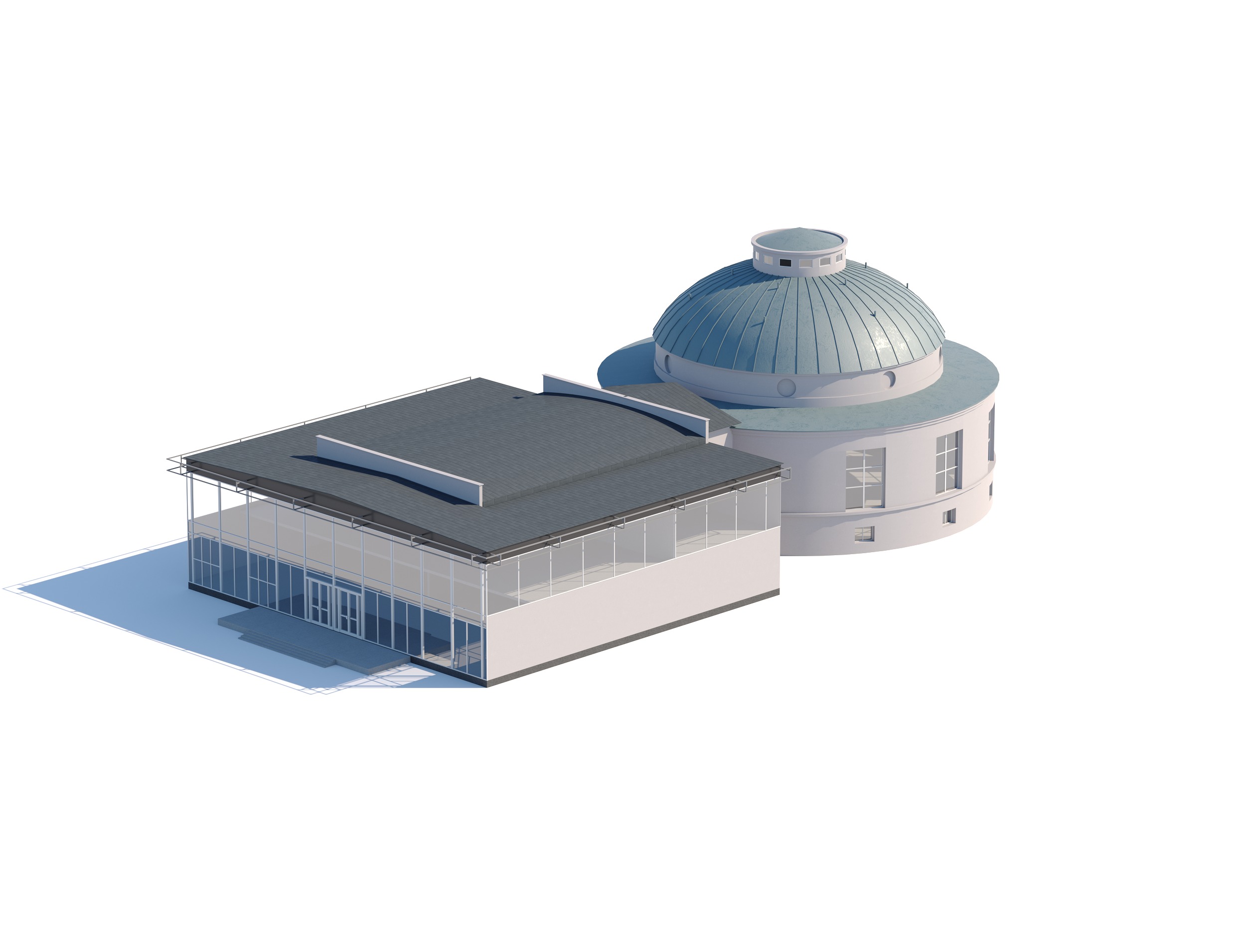 Observatory Building 3D model_1