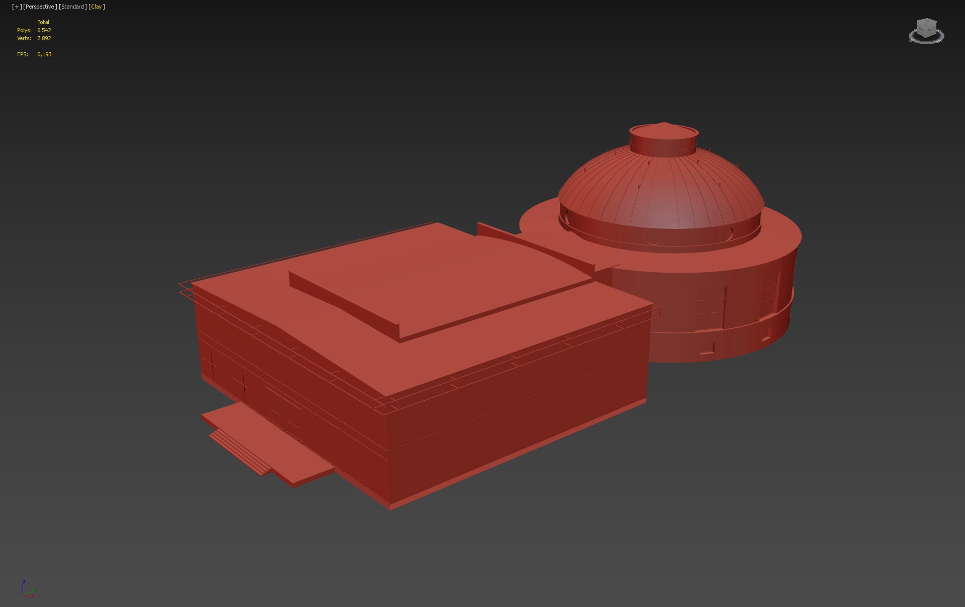 Observatory Building 3D model_5