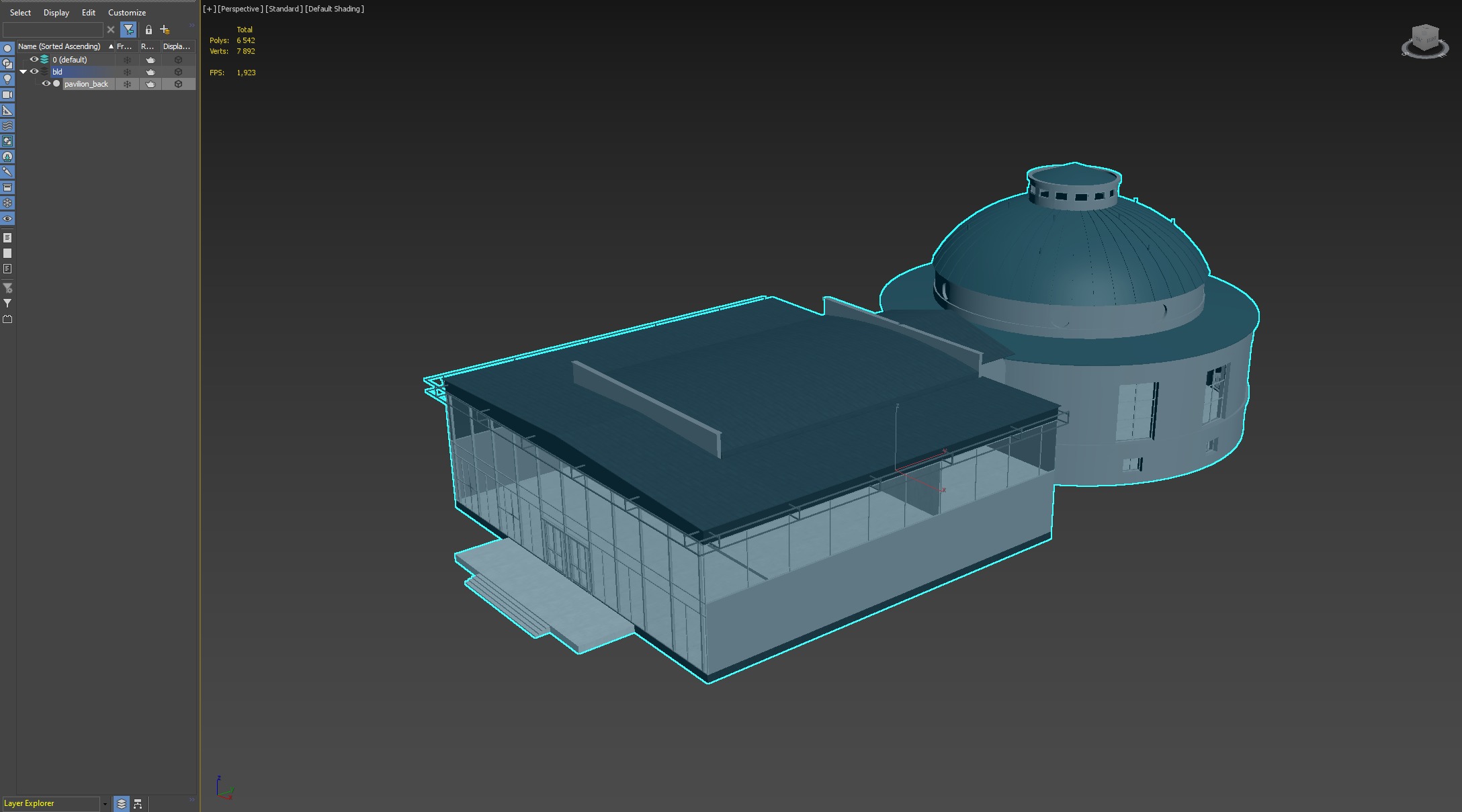 Observatory Building 3D model_2