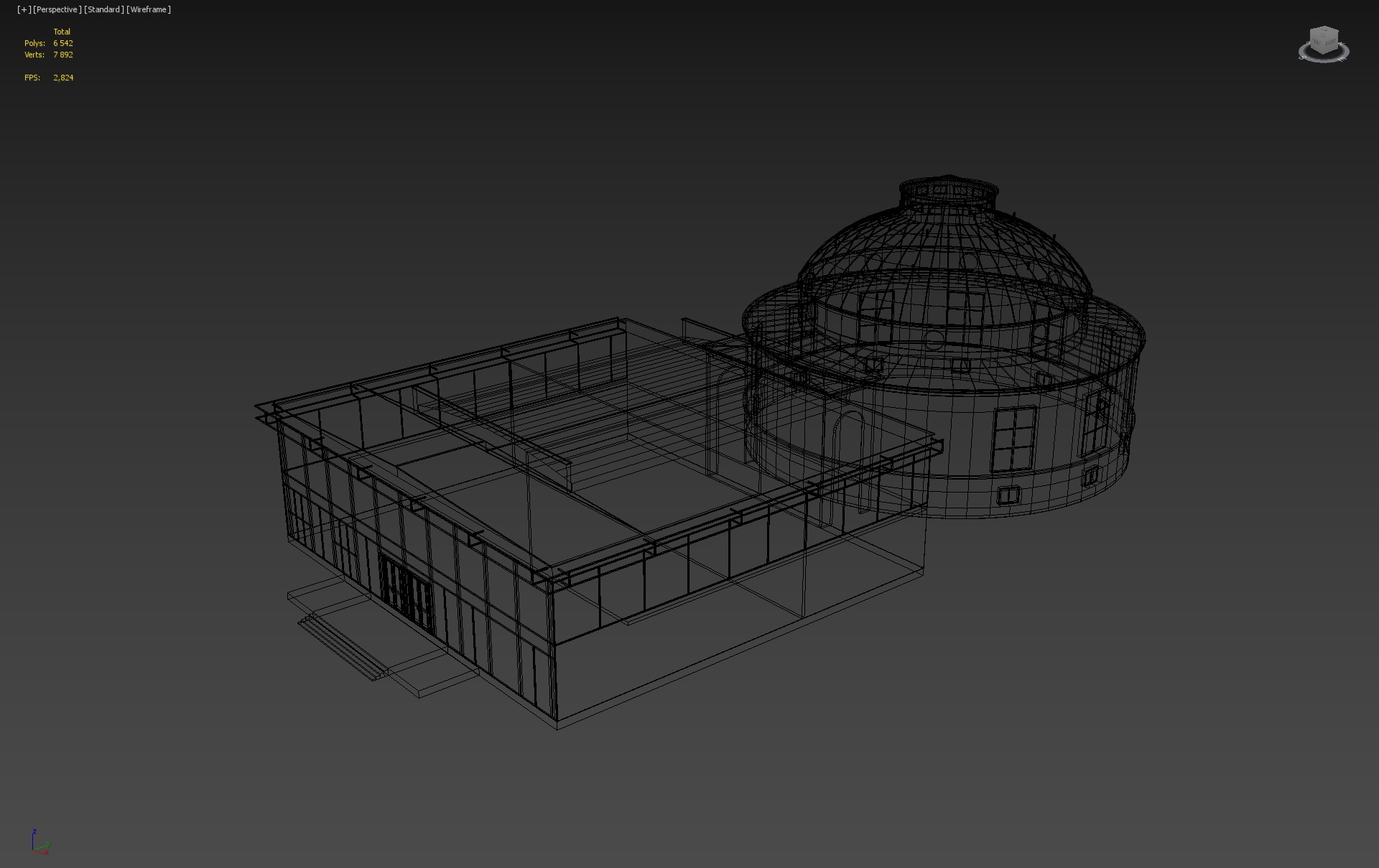 Observatory Building 3D model_4