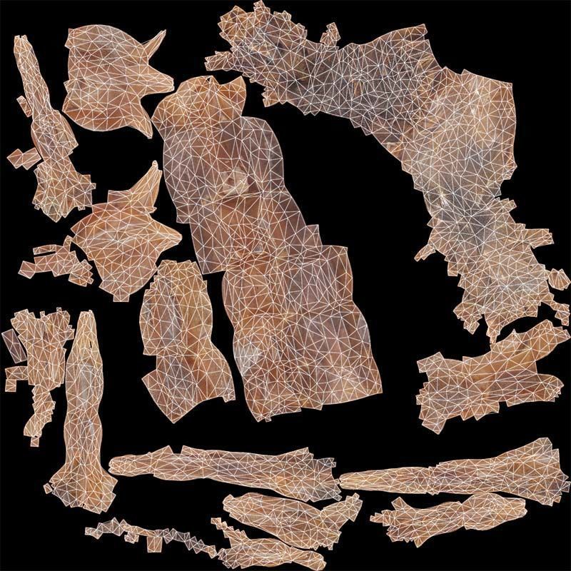 Scorpio Maurus Palmatus Scorpion Low-poly 3D model_14