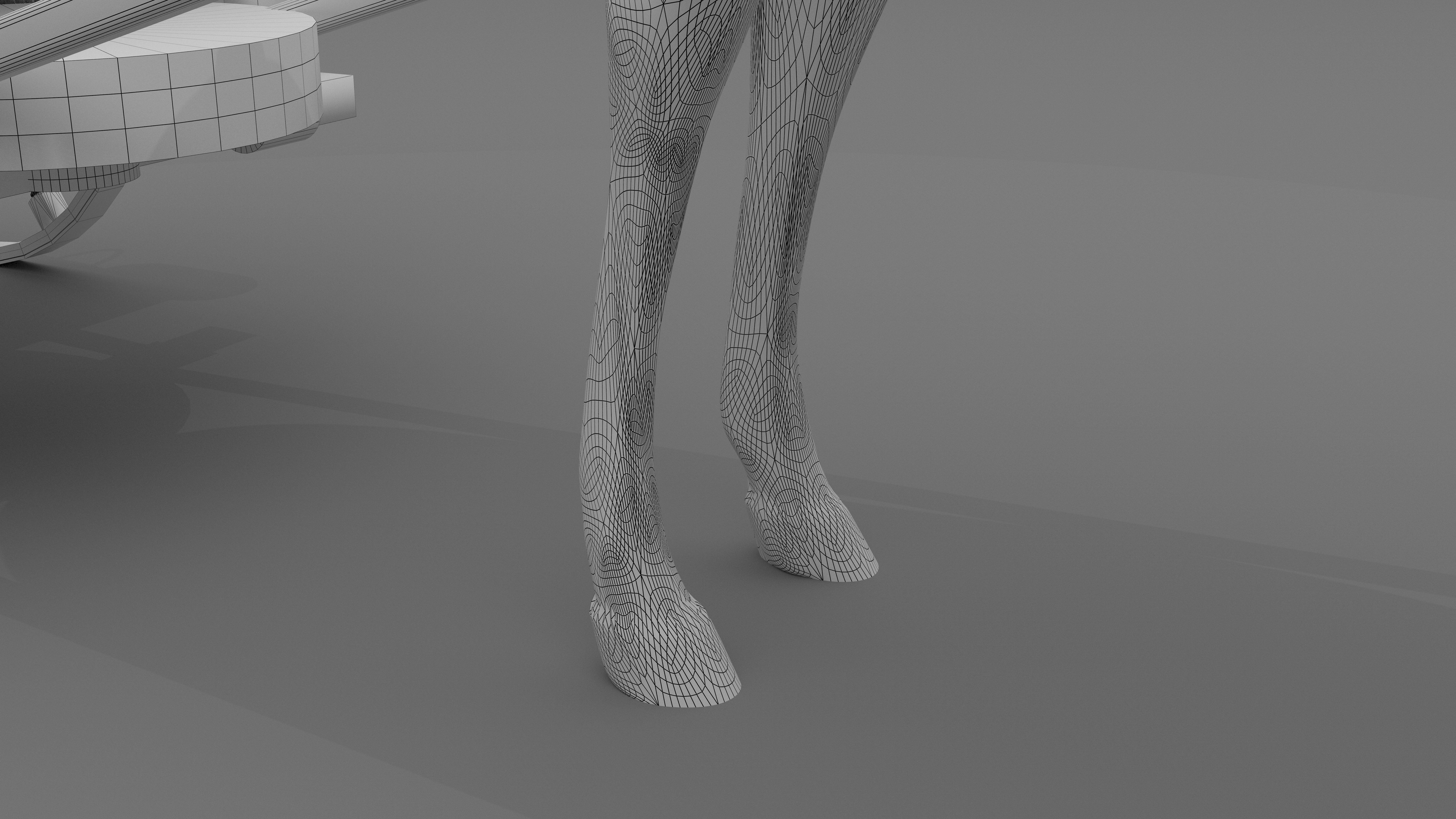 Race Chariot 3D model_17