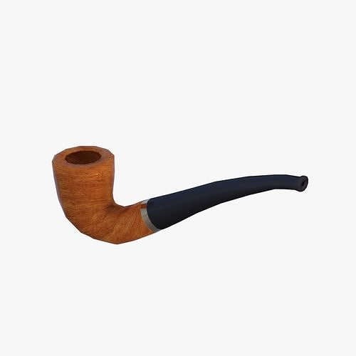Smoking Pipe Low-poly 3D model
