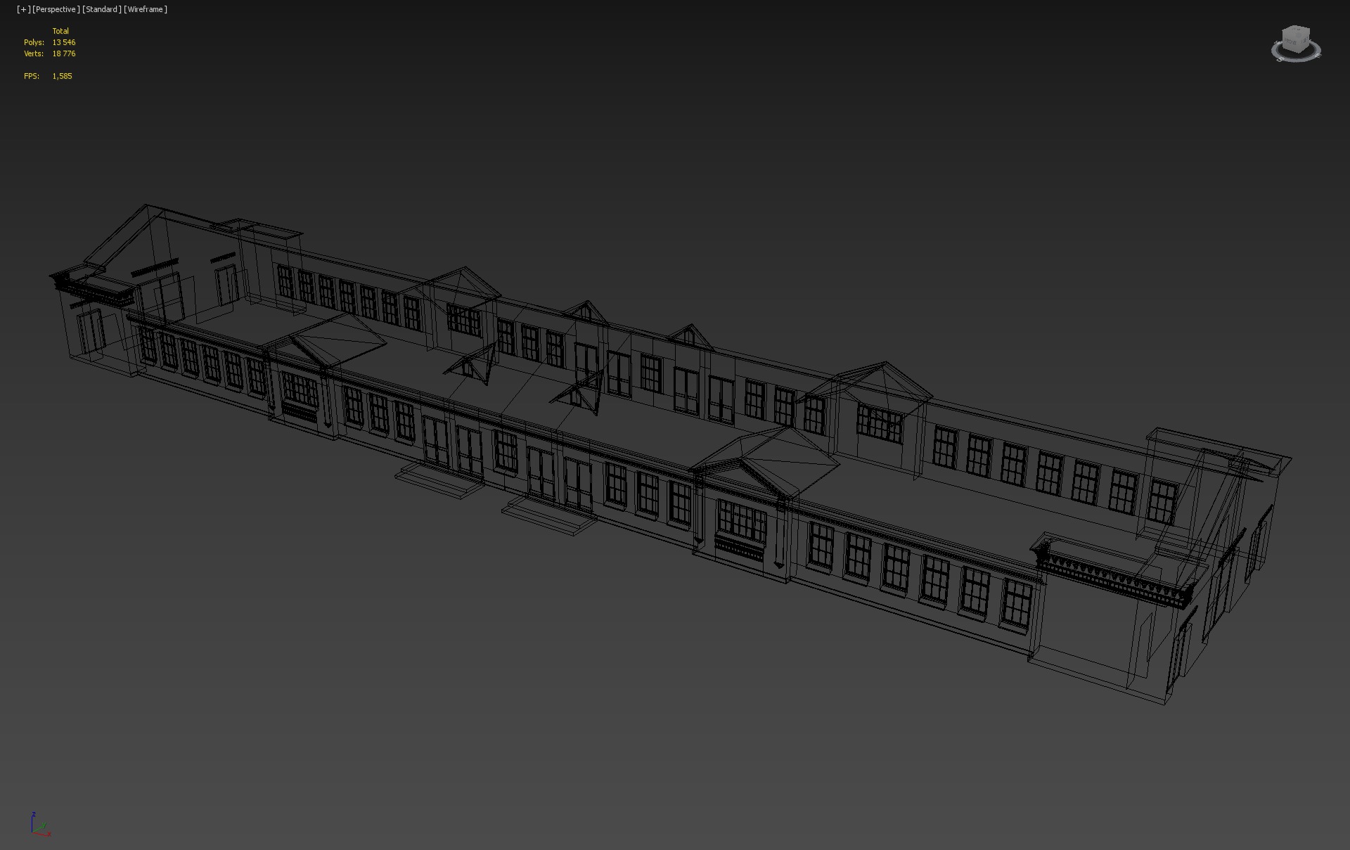 Industrial Warehouse 3D Model with Office Space 3D model_4