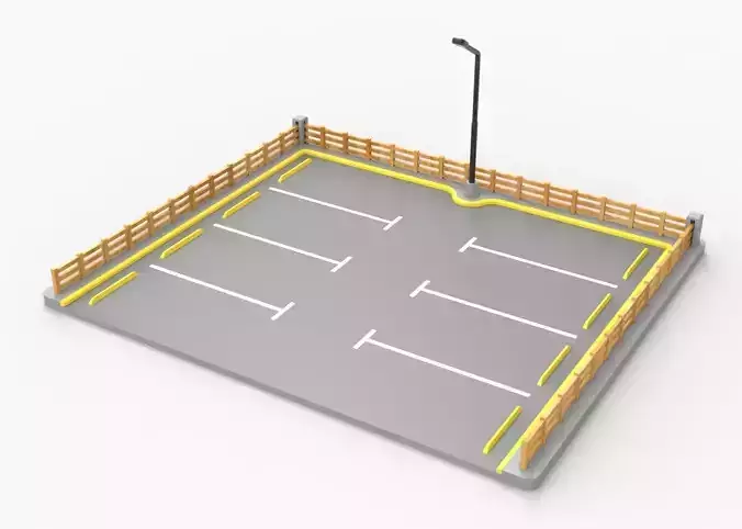 ESTACIONAMIENTO AUTOS DIORAMA 1-64 - PARKING CAR - V2