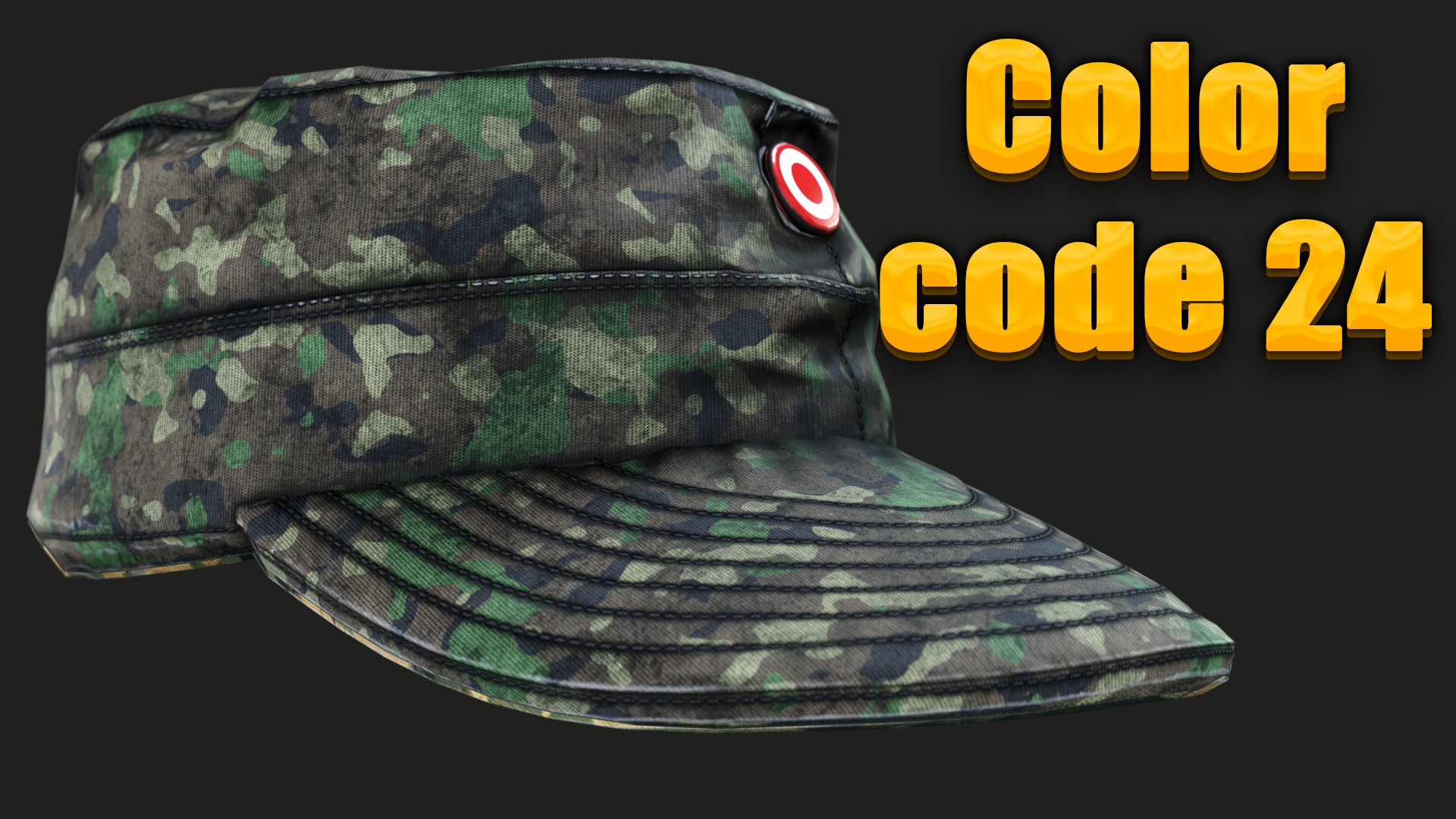 Austrian Armed Forces Hat 36 Color Variations Ready Games  Low-poly 3D model_34