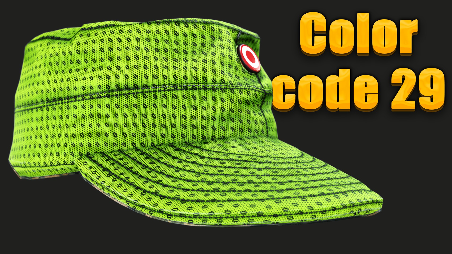 Austrian Armed Forces Hat 36 Color Variations Ready Games  Low-poly 3D model_49