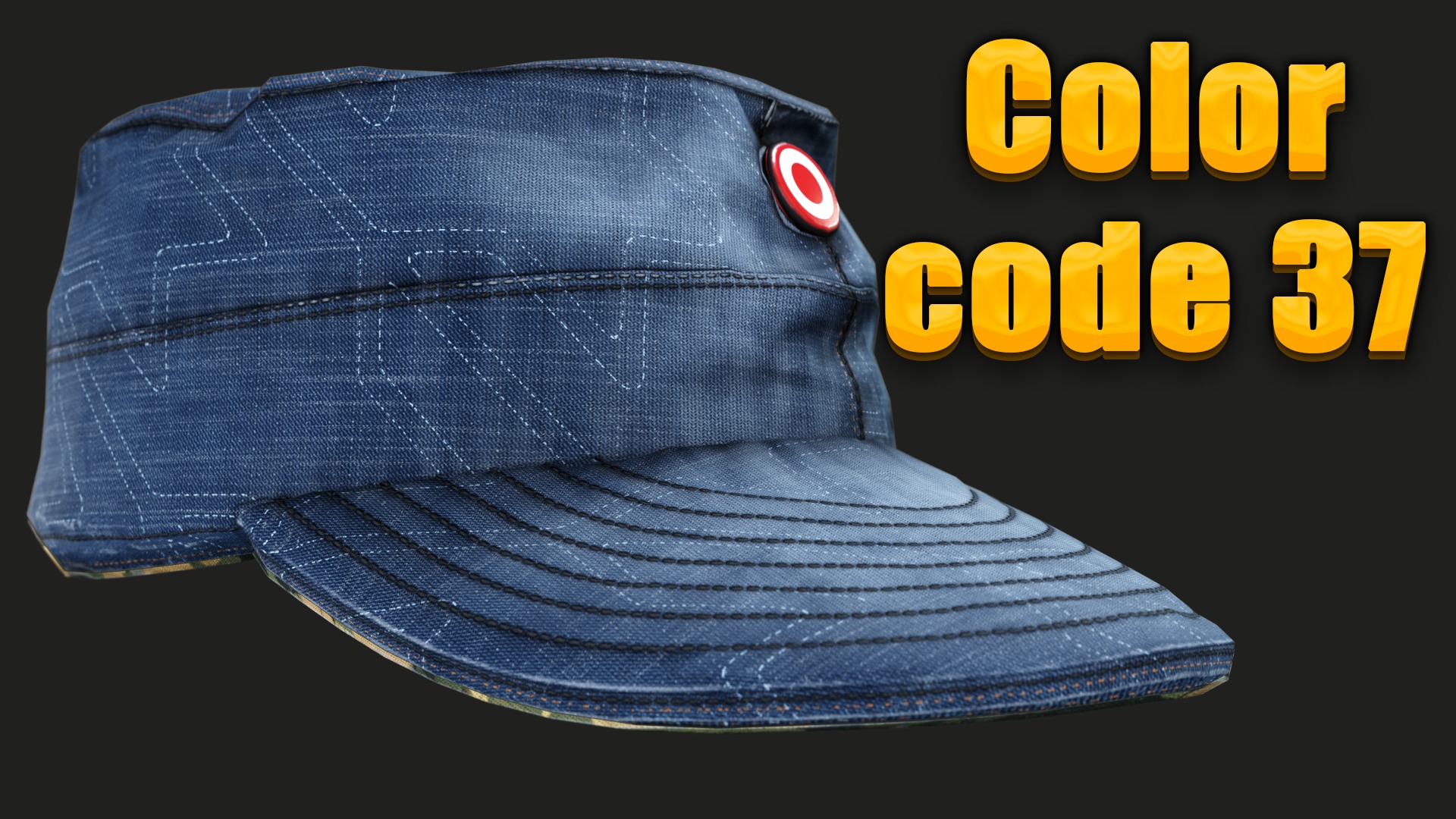 Austrian Armed Forces Hat 36 Color Variations Ready Games  Low-poly 3D model_44