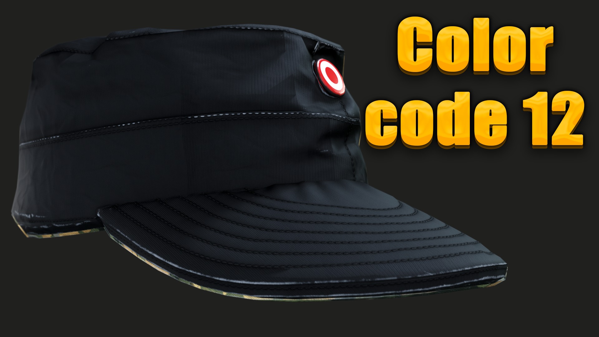 Austrian Armed Forces Hat 36 Color Variations Ready Games  Low-poly 3D model_16