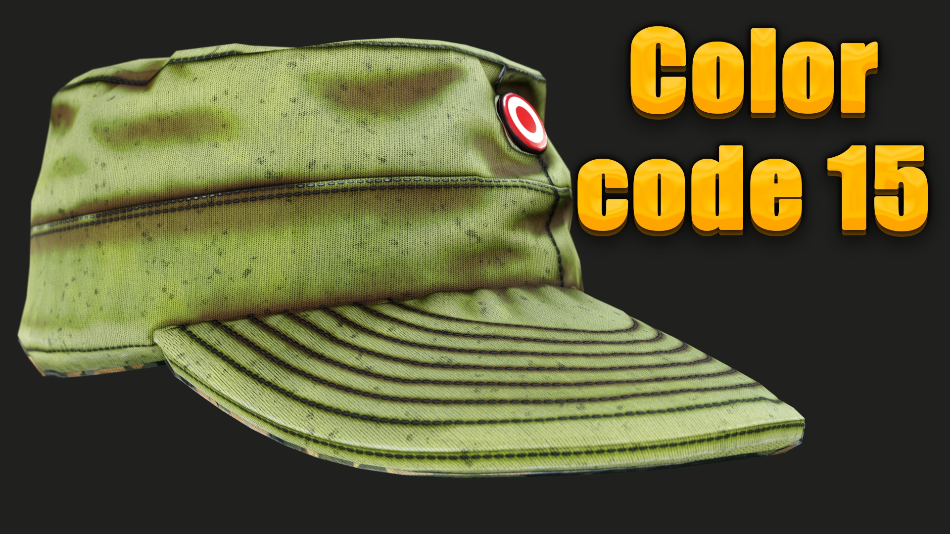 Austrian Armed Forces Hat 36 Color Variations Ready Games  Low-poly 3D model_31
