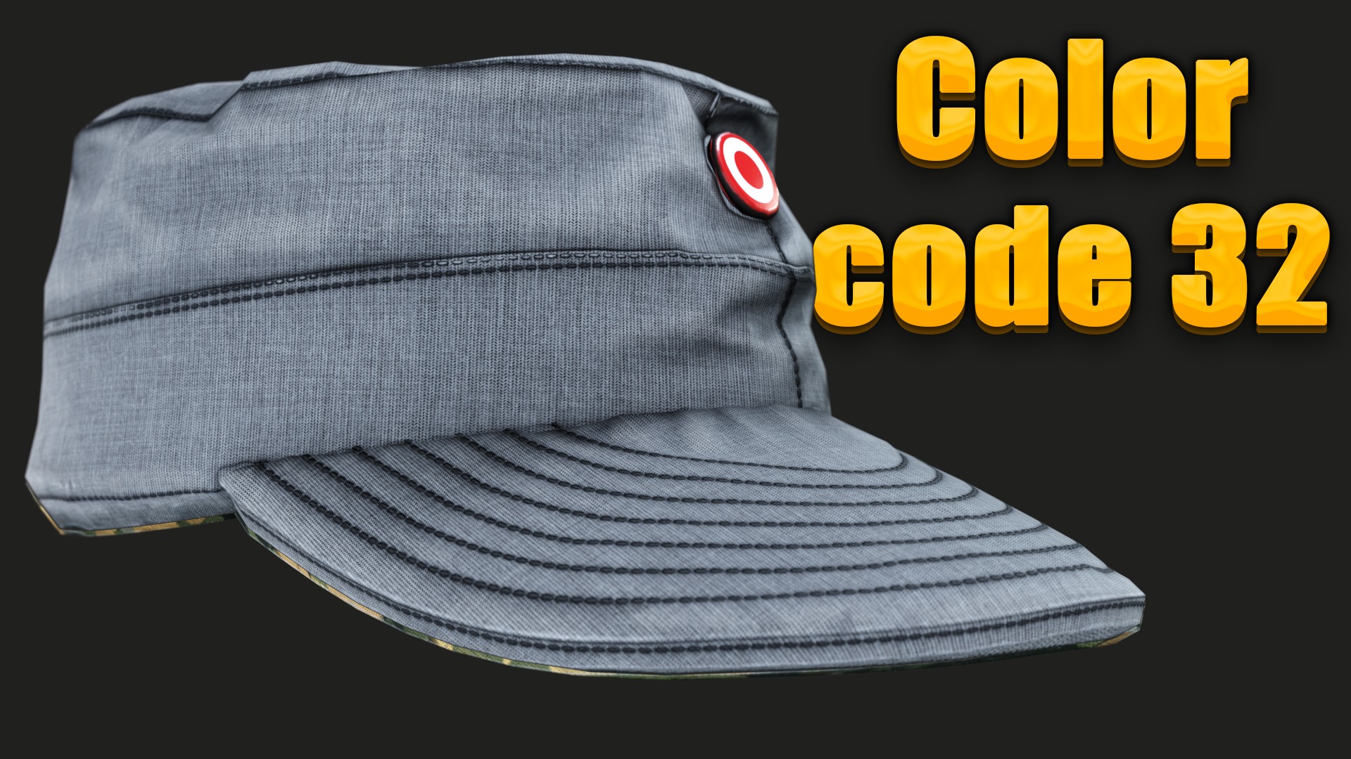 Austrian Armed Forces Hat 36 Color Variations Ready Games  Low-poly 3D model_39