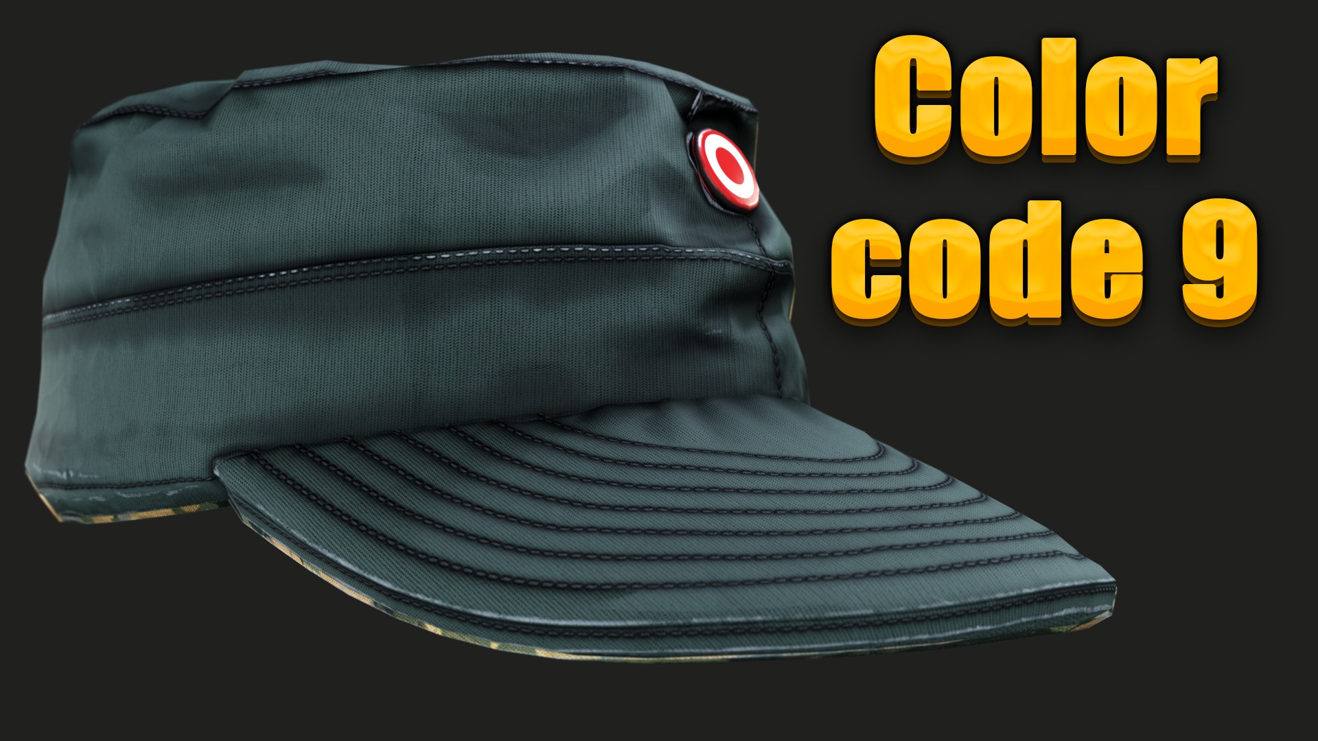 Austrian Armed Forces Hat 36 Color Variations Ready Games  Low-poly 3D model_11