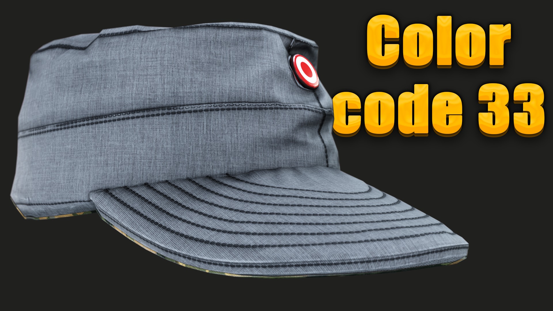 Austrian Armed Forces Hat 36 Color Variations Ready Games  Low-poly 3D model_40