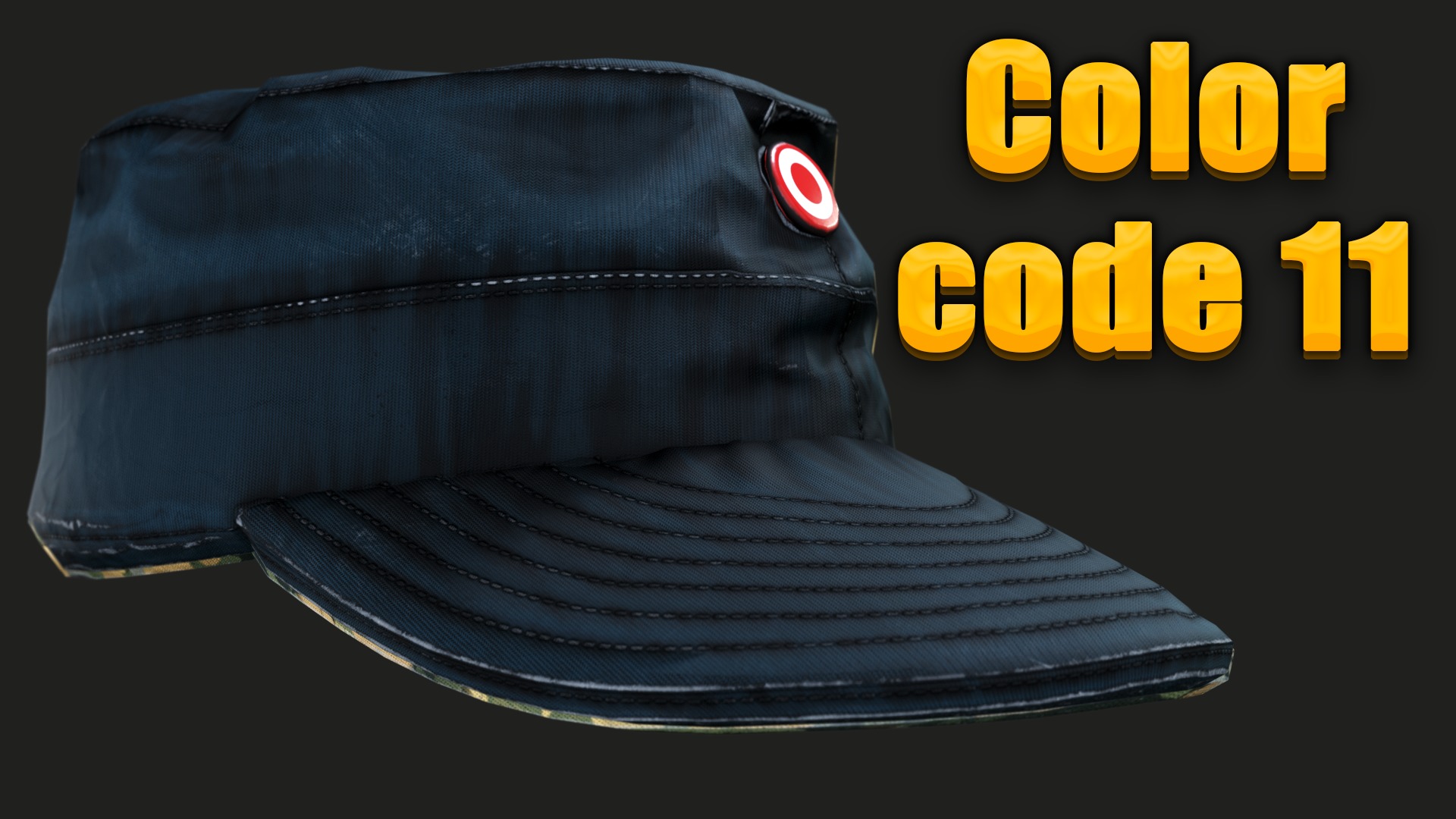 Austrian Armed Forces Hat 36 Color Variations Ready Games  Low-poly 3D model_8