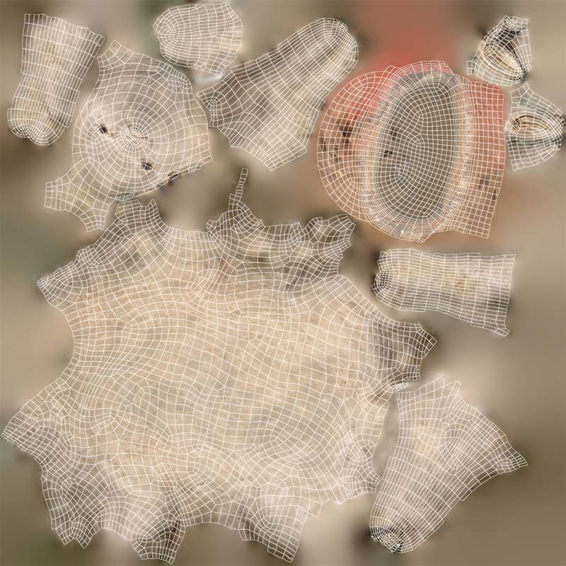 Lamb Mutton Low-poly 3D model_14