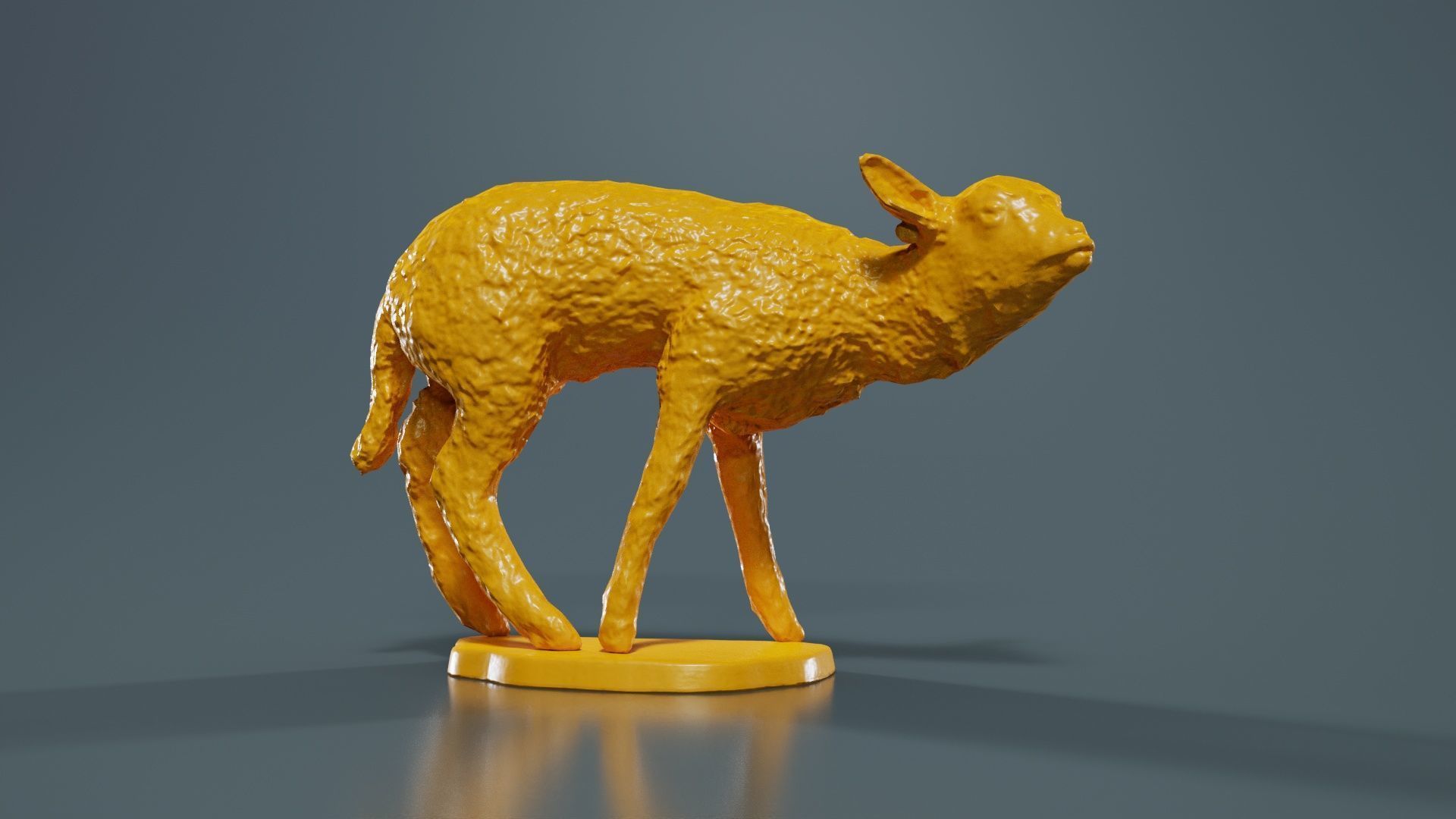 Lamb Mutton Low-poly 3D model_12