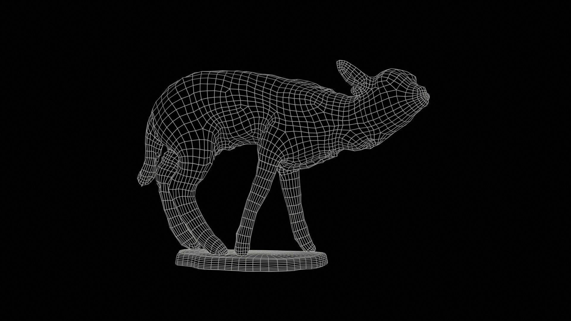 Lamb Mutton Low-poly 3D model_11