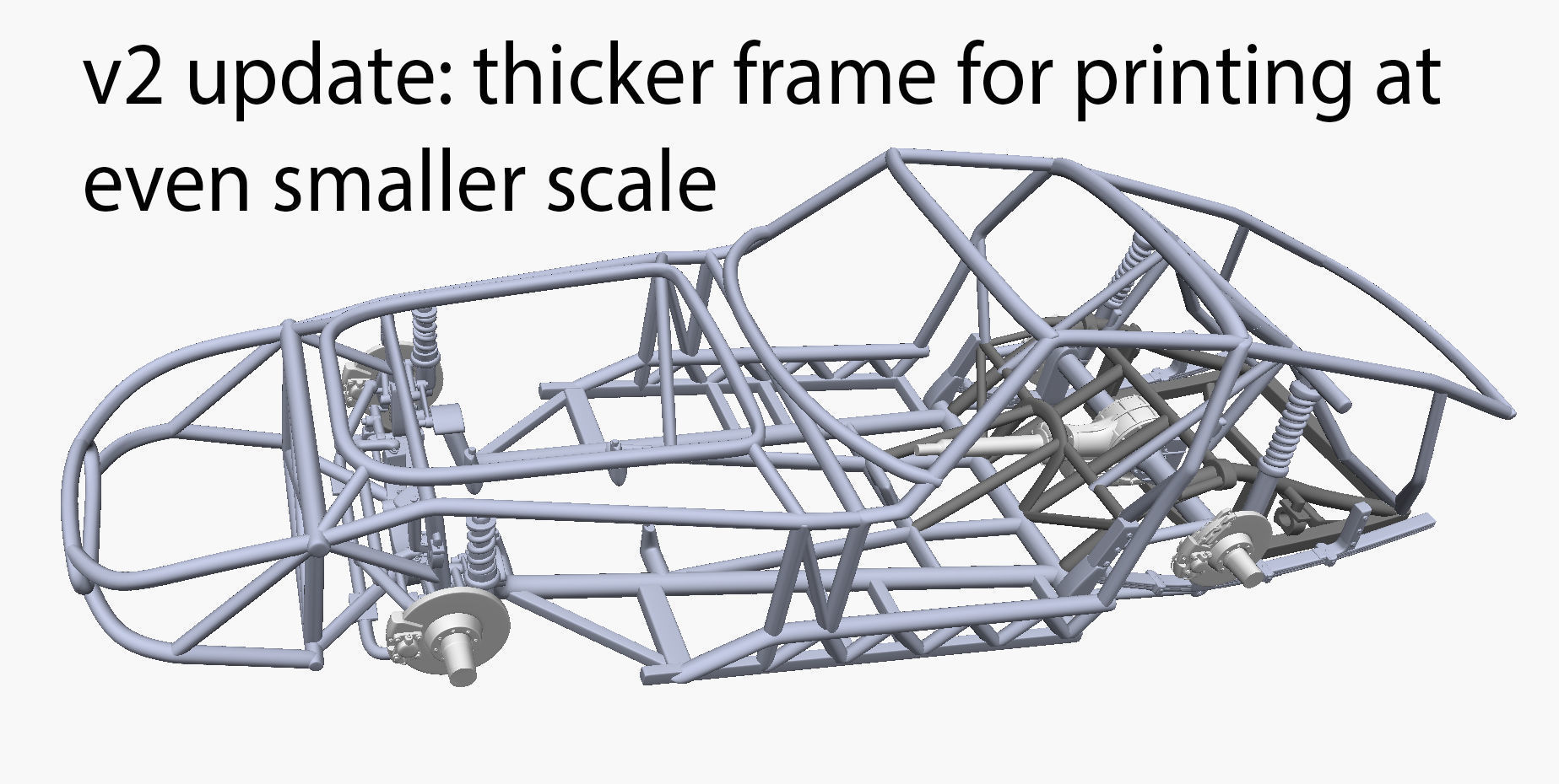 Ferrari 250 GTO Chassis Frame Undercarriage - Engine Pack Bundle 3D Model Collection_12