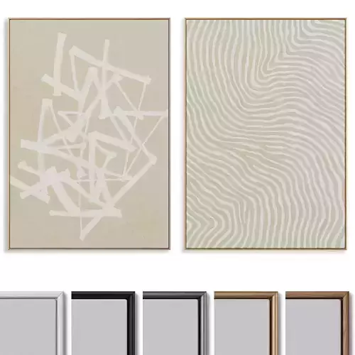 Abstract Painting Frame set 