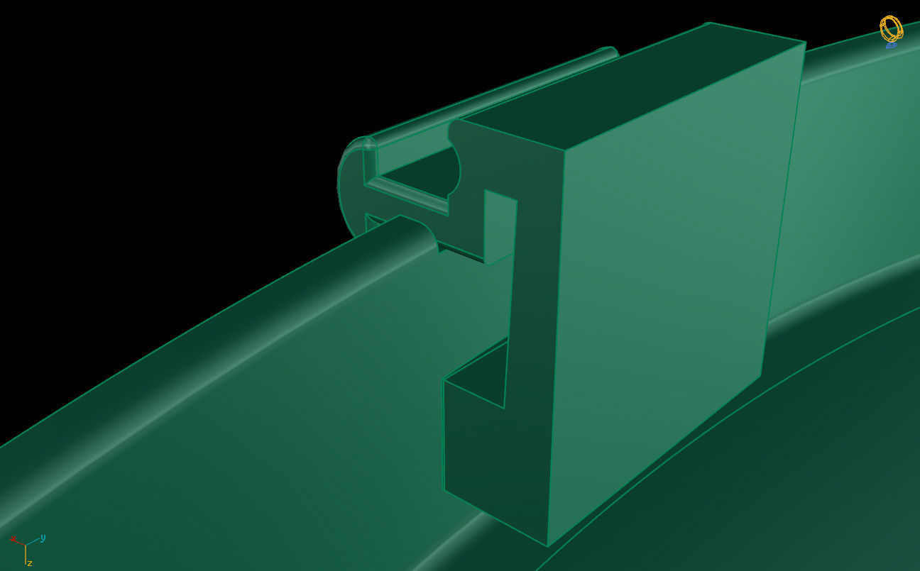 Oval box 3D print model_6