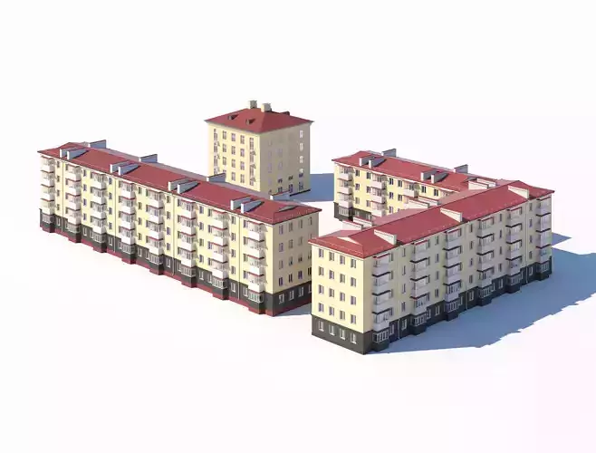 Residential Soviet-Style Apartment Block