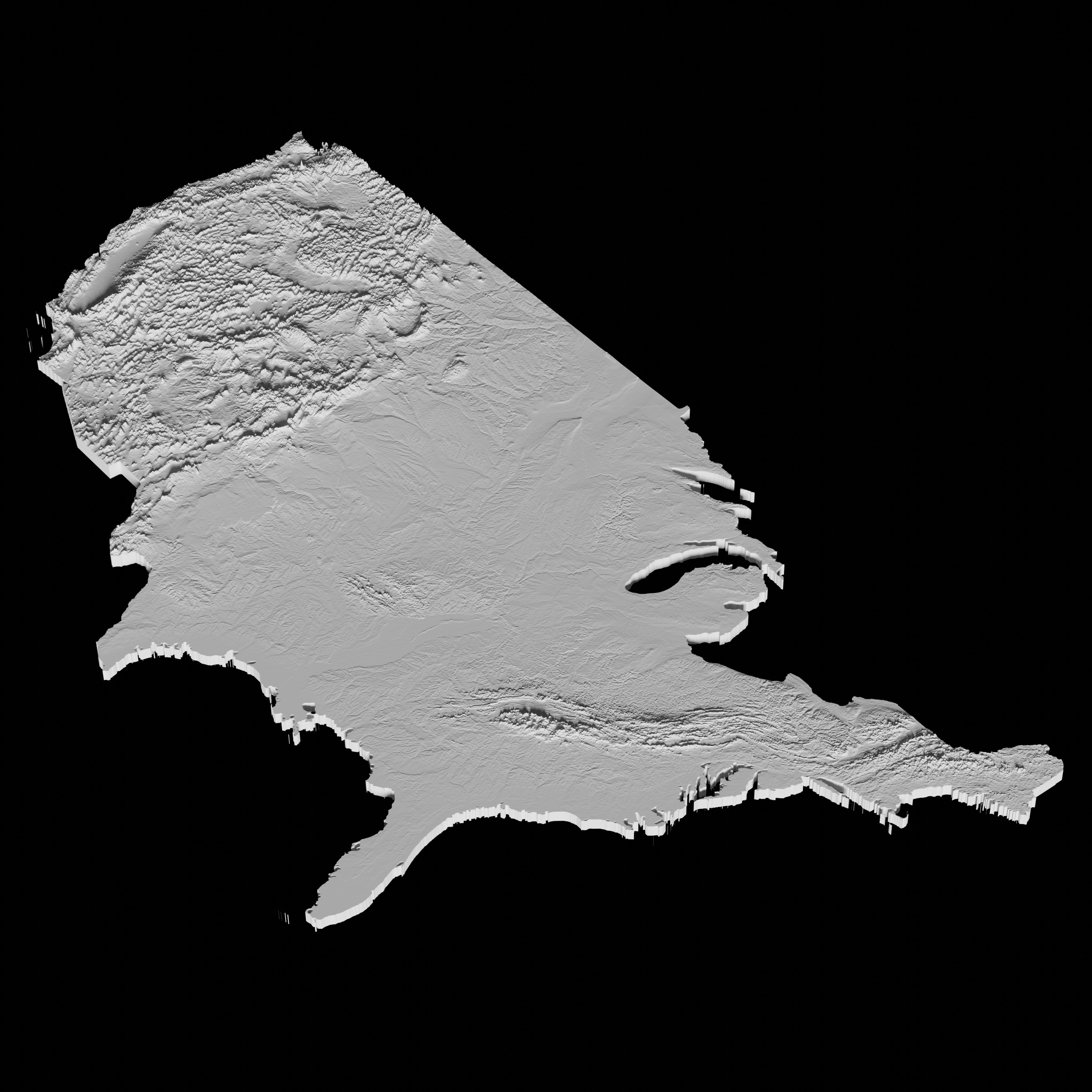 United States Topographic Map - 3D Terrain Topography USA 3D print model_5